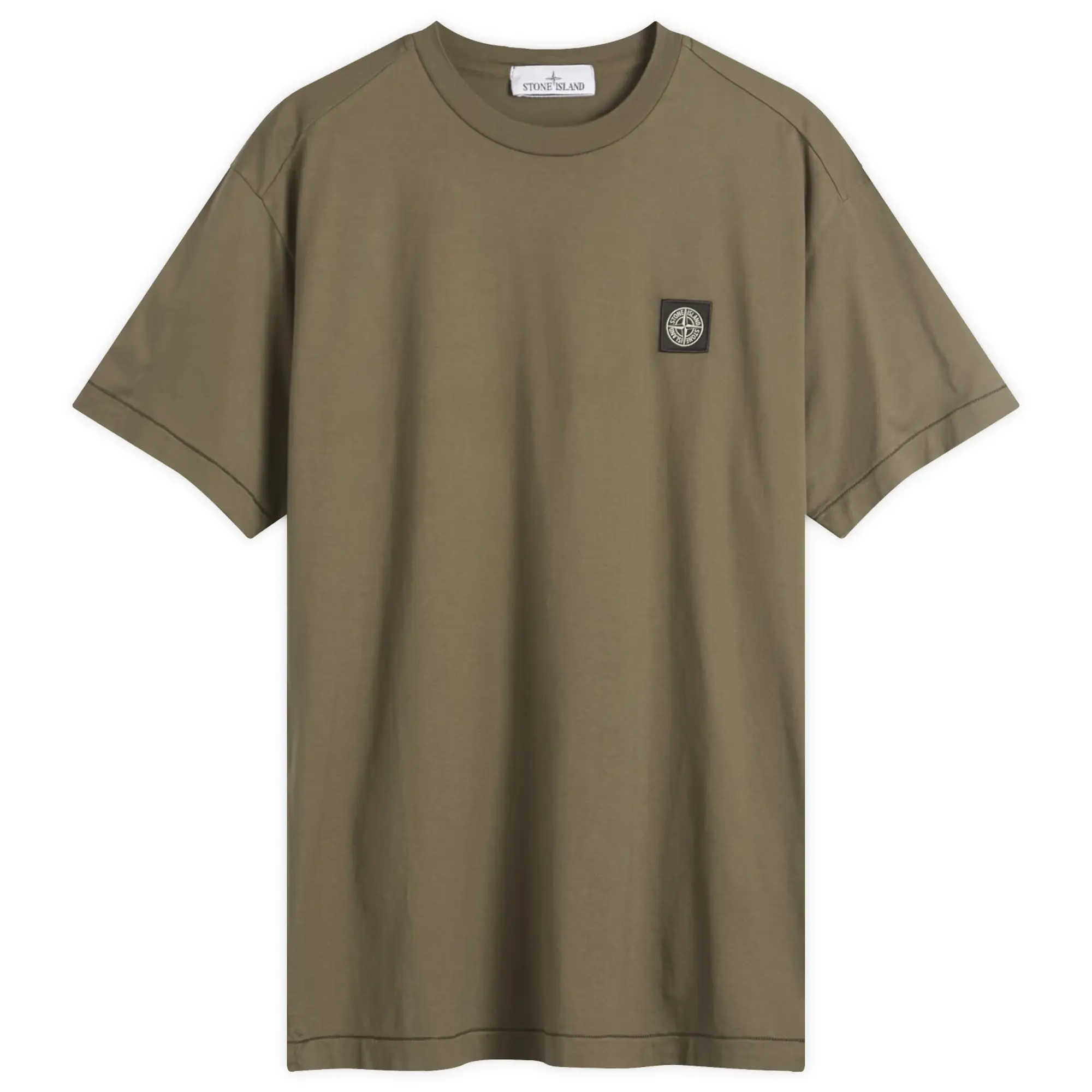 Stone Island Men's Patch Logo T-Shirt Military Green