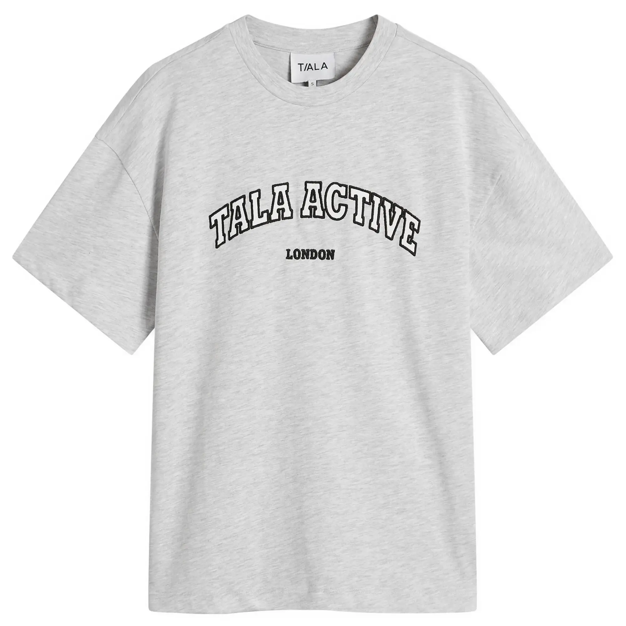 TALA Women's Active Applique Graphic T-Shirt Grey Marl