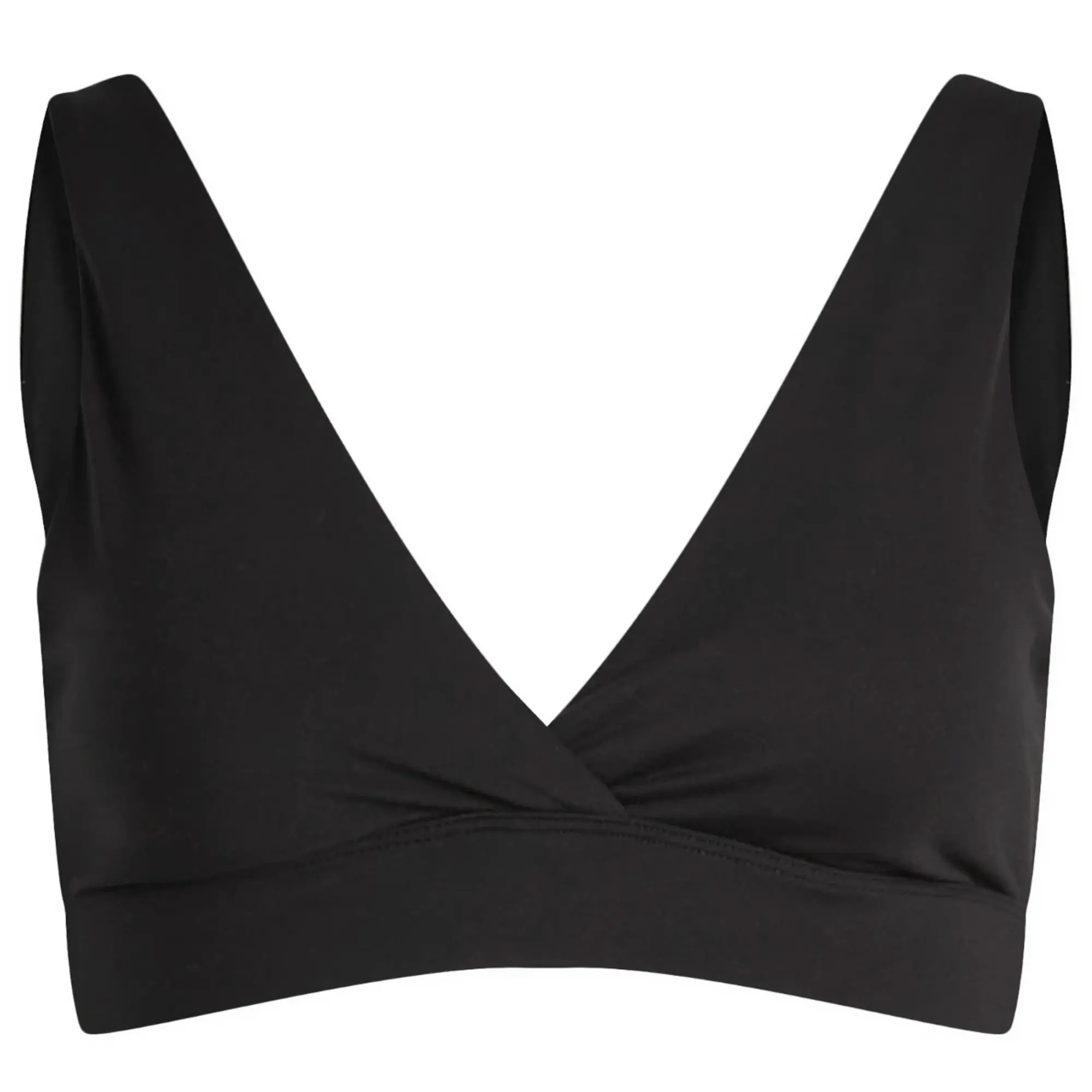 TALA Women's Dayflex V Neck Sports Bra Shadow Black