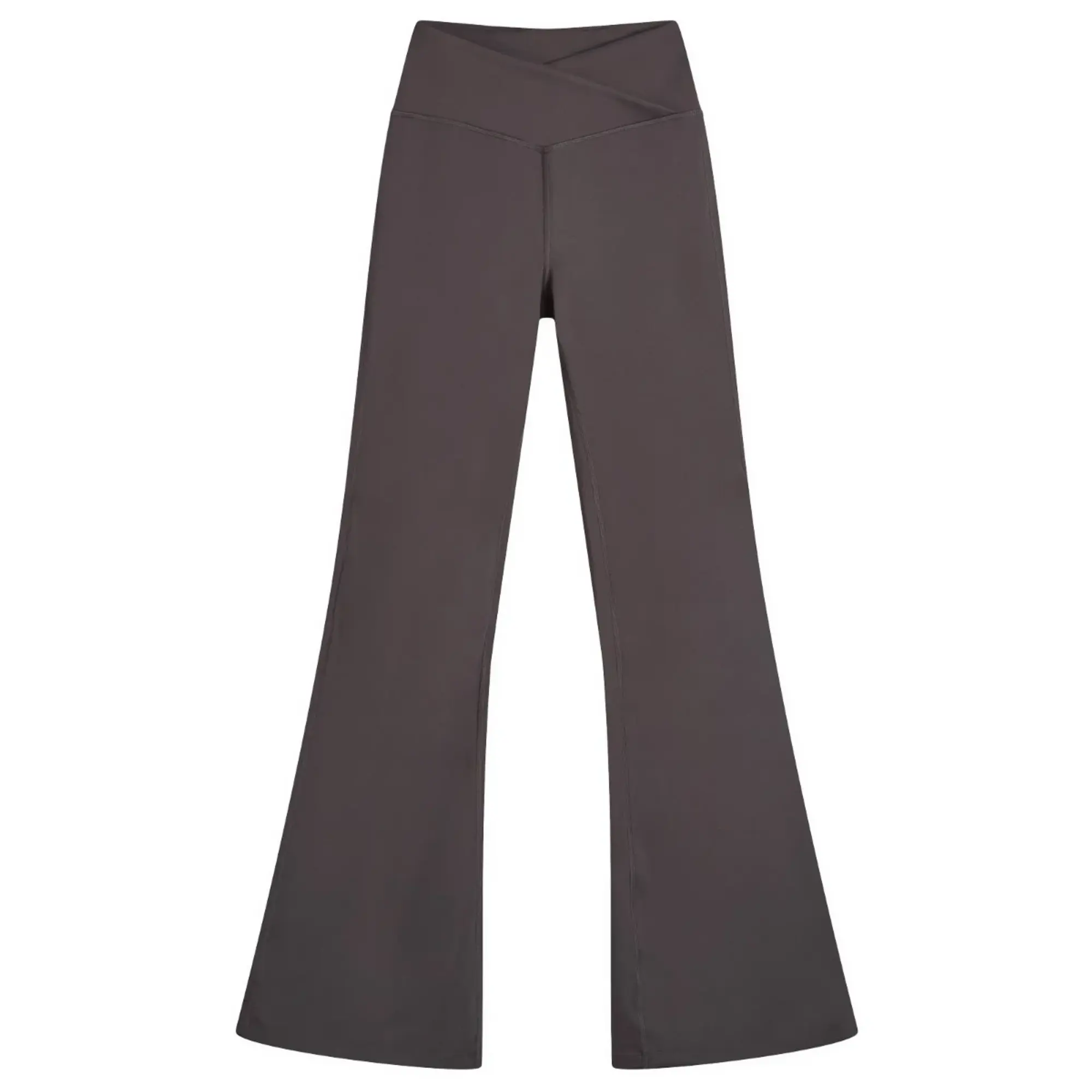 TALA Women's DayFlex Wrap Flared Yoga Pants '33 Cool Espresso