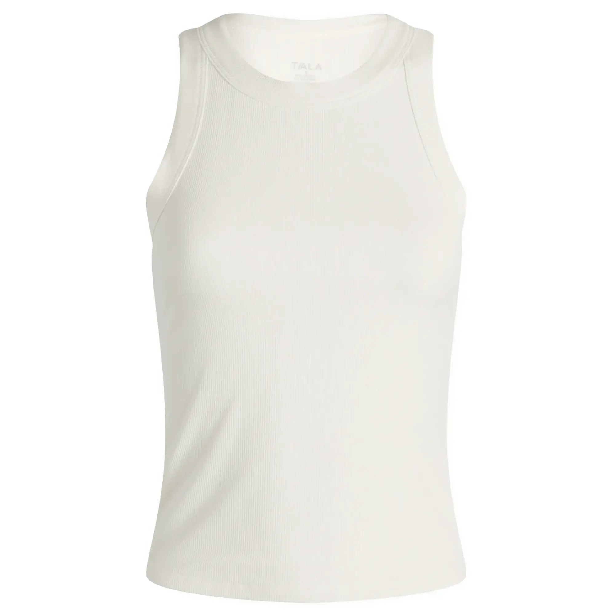 TALA Women's 365 Sculpting Lounge Racer Tank Coconut Milk