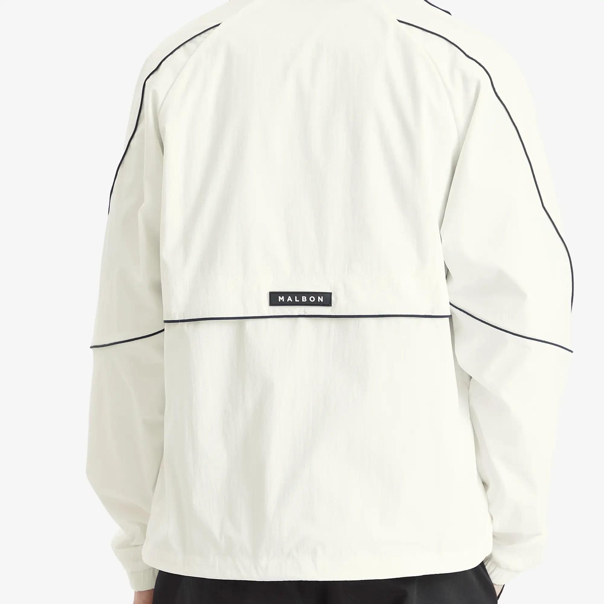 Malbon Men's Riva Nylon Jacket White