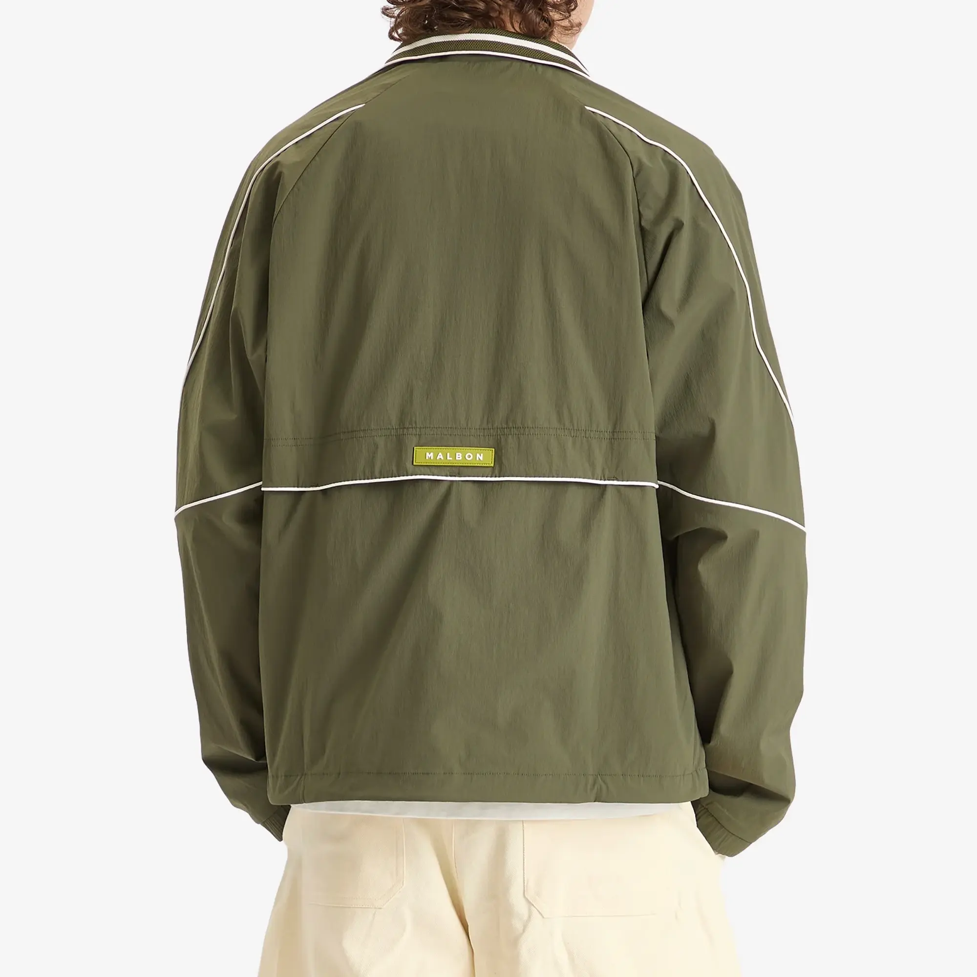 Malbon Men's Riva Nylon Jacket Cypress Green