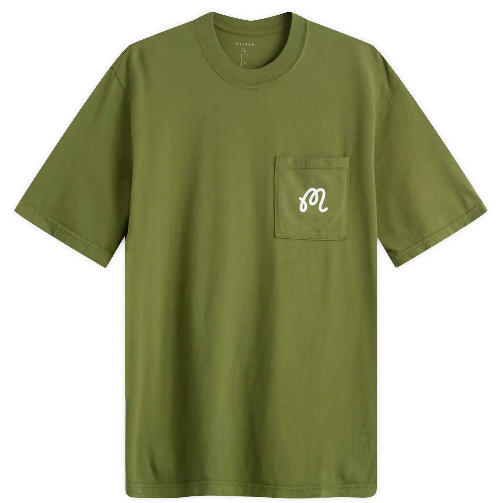 Malbon Men's Gelato Pocket Standard T-Shirt Cypress Green