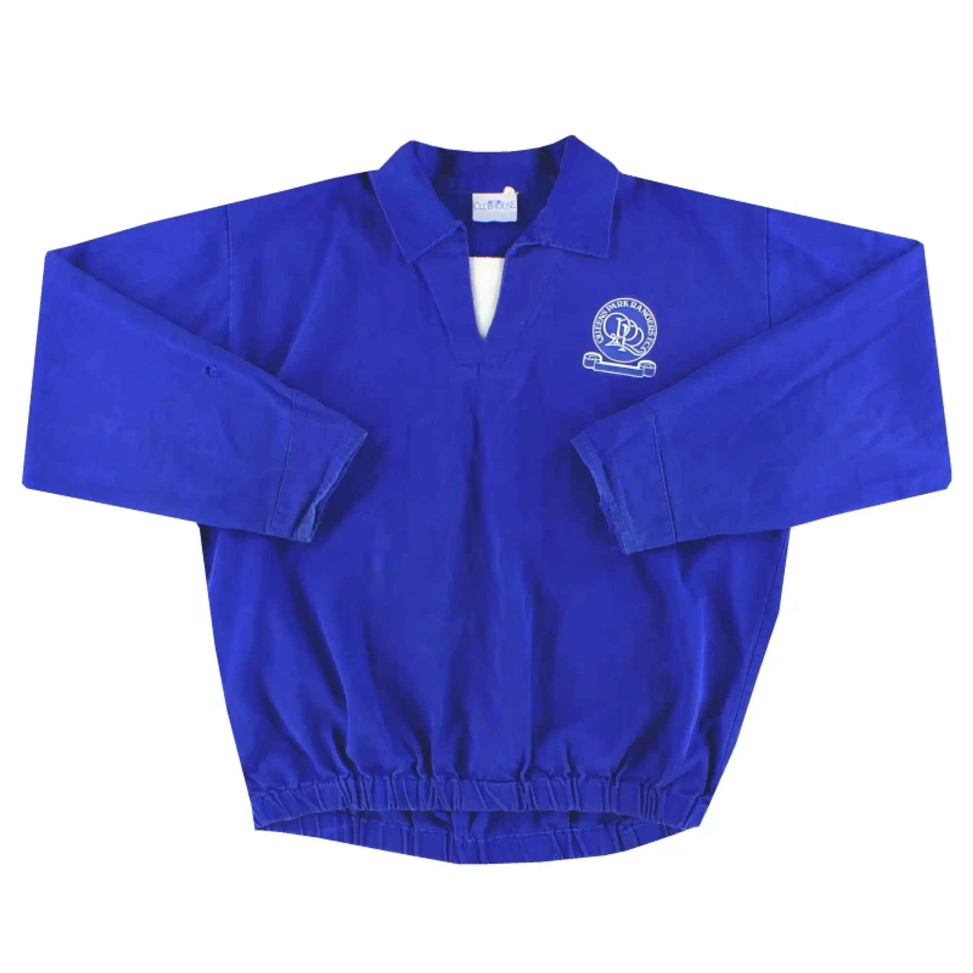 1992-93 QPR Clubhouse Drill Top XL - QPR / Very Good / XL