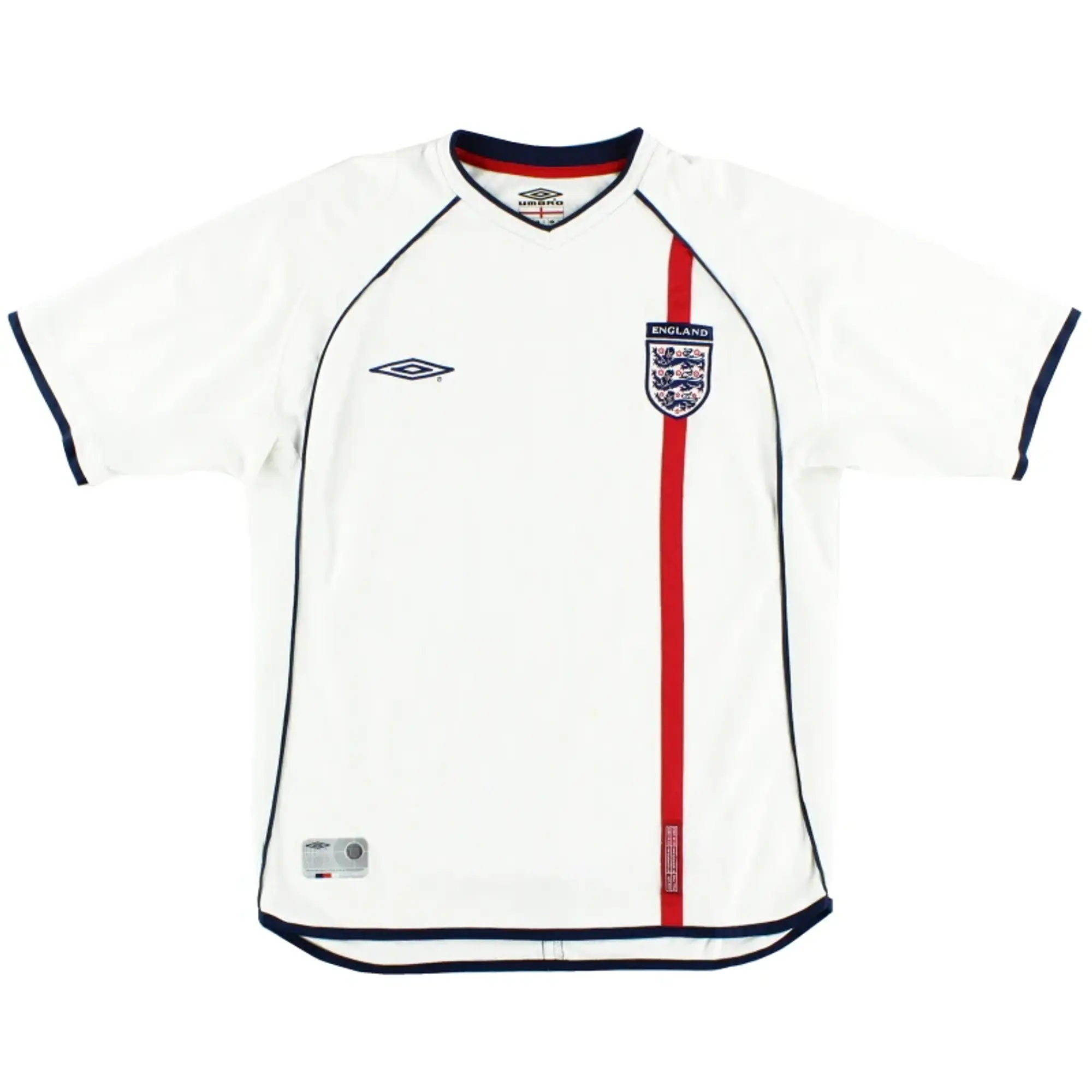 2001-03 England Umbro Home Shirt XL - England / Excellent / XL