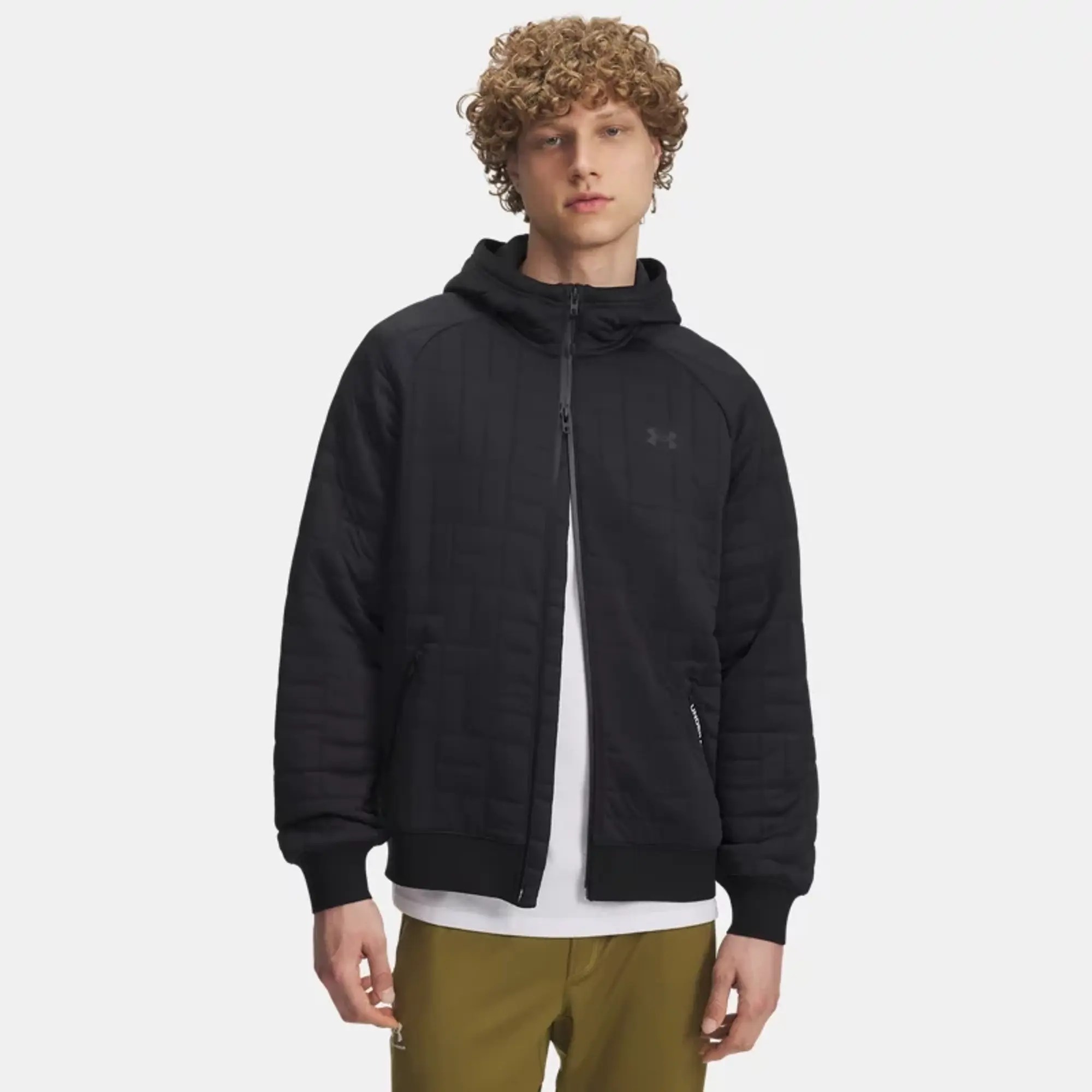 Under Armour  Unstoppable Fleece Textured Men's Full Zip Black / Black L