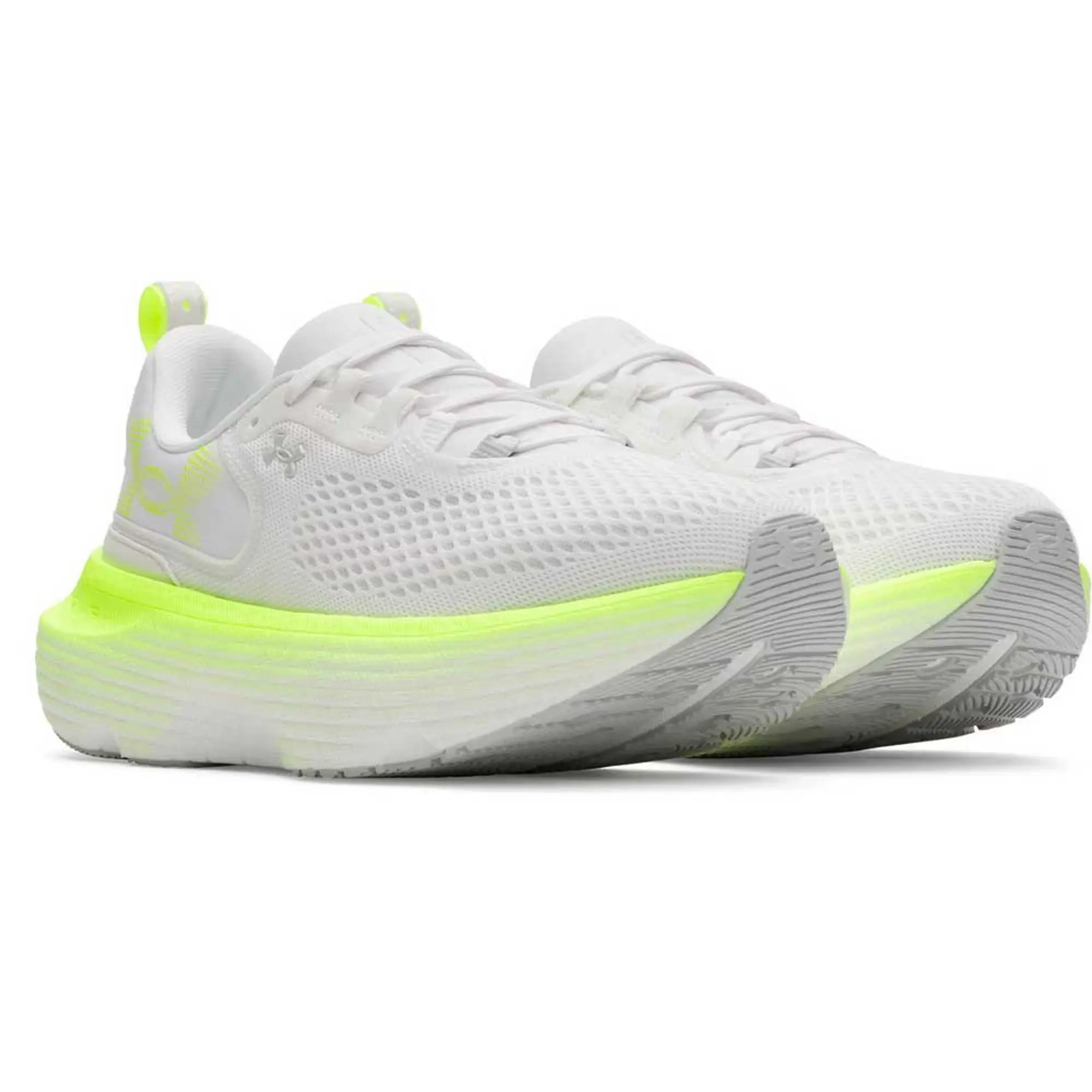 Under Armour  Infinite Elite 2 Women's Running Shoes White / High Vis Yellow / Halo Gray 7.5