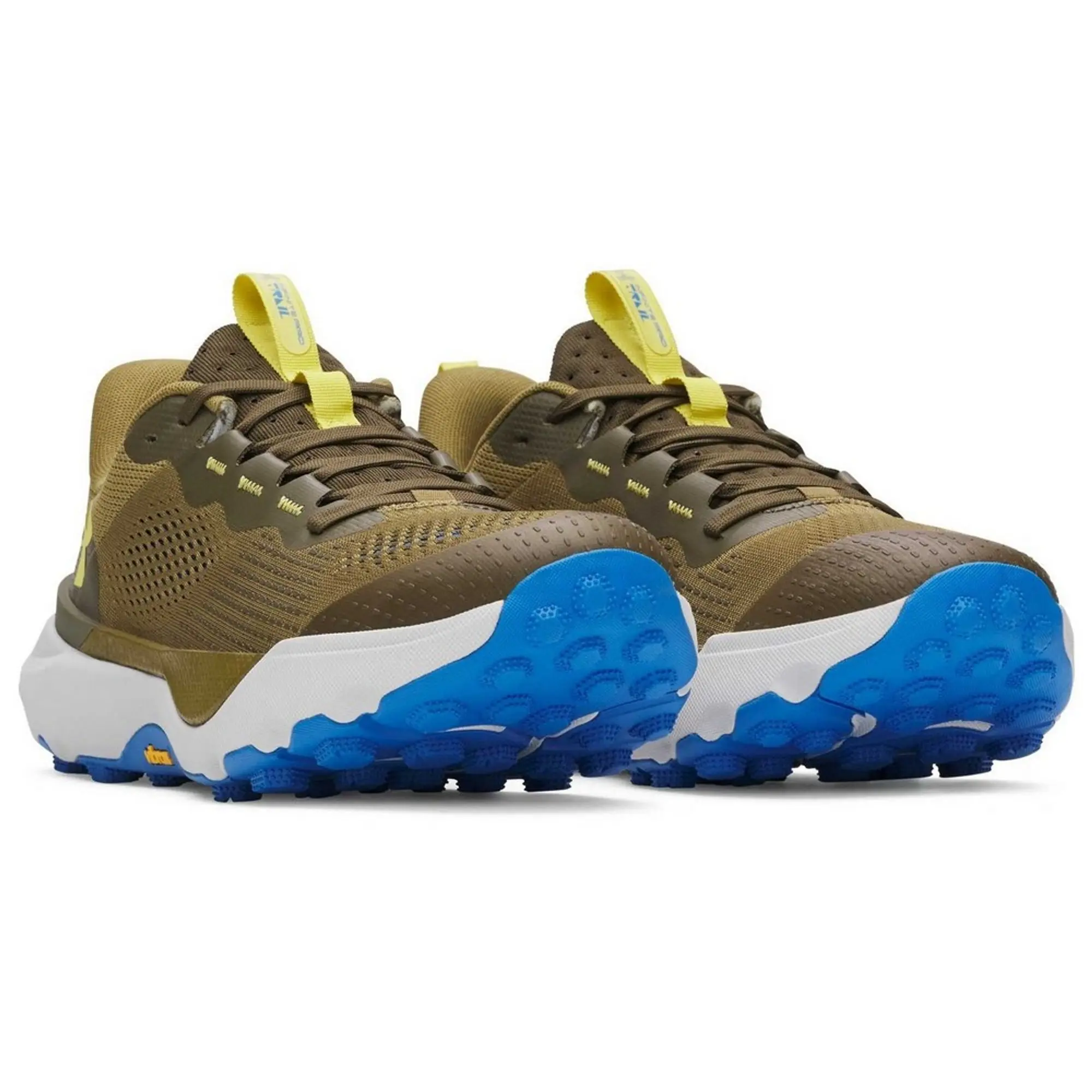 Under Armour  Infinite Pro Unisex Trail Running Shoes Canteen Green / Expedition Green / Yellow Shade 5.5