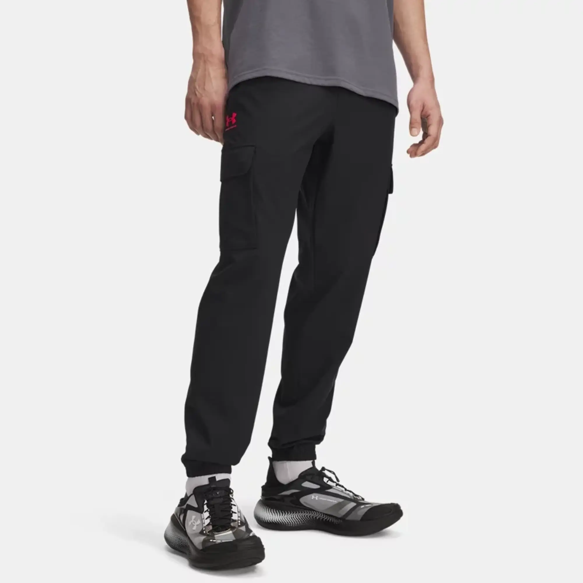 Under Armour  Vibe Woven Men's Cargo Pants Black / Racer Red L