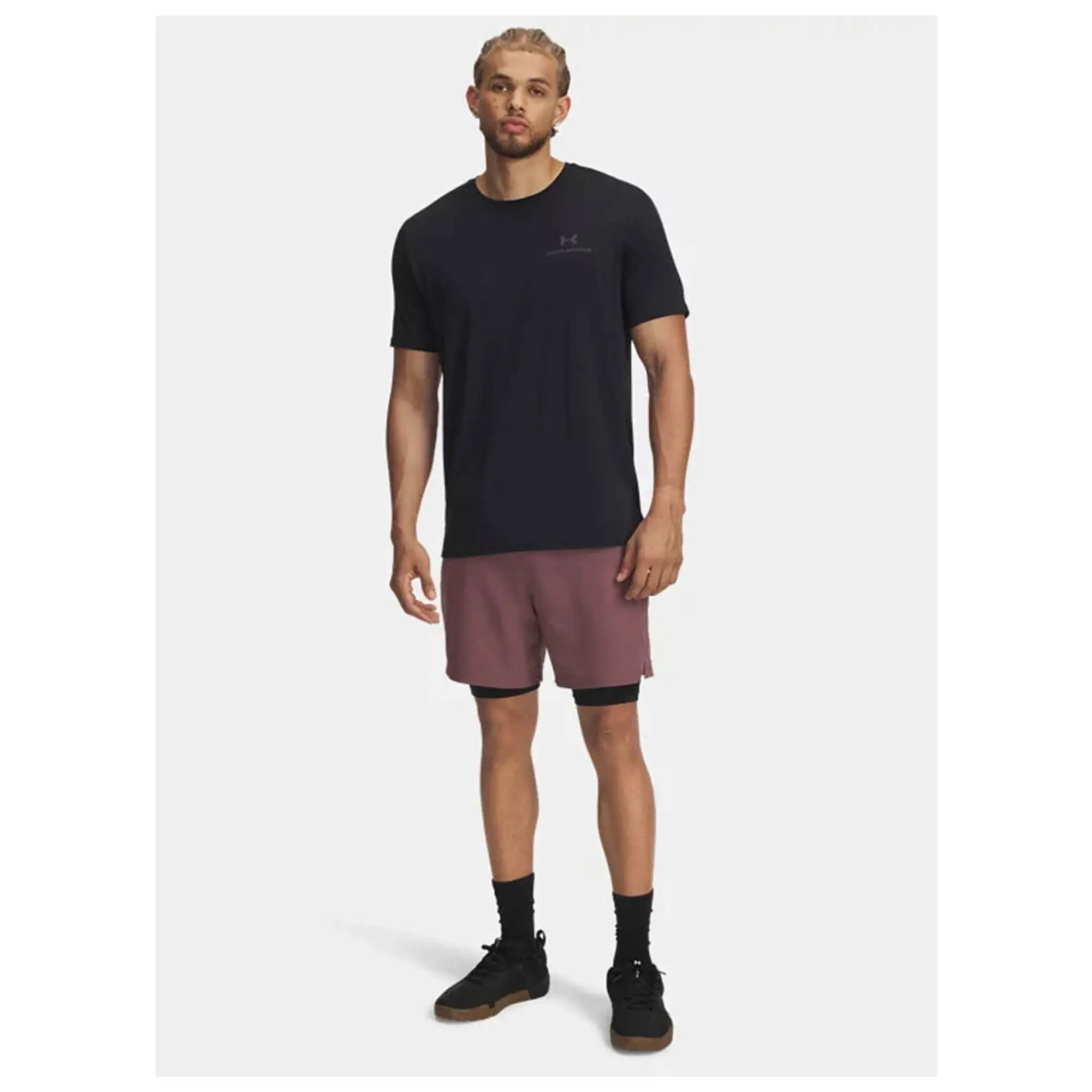 Under Armour  Vanish Woven Men's 2-in-1 Shorts Maroon Mist / Black L