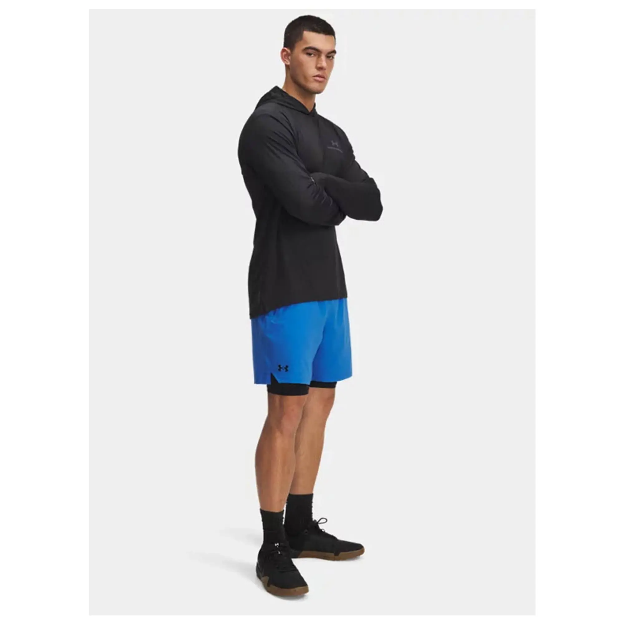 Under Armour  Vanish Woven Men's 2-in-1 Shorts Blue Atlantis / Black L