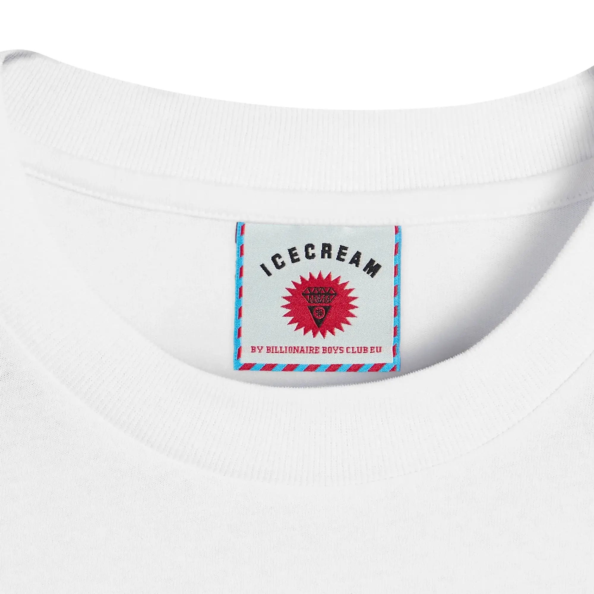 END. x ICECREAM Hickory Running Dog T-Shirt White