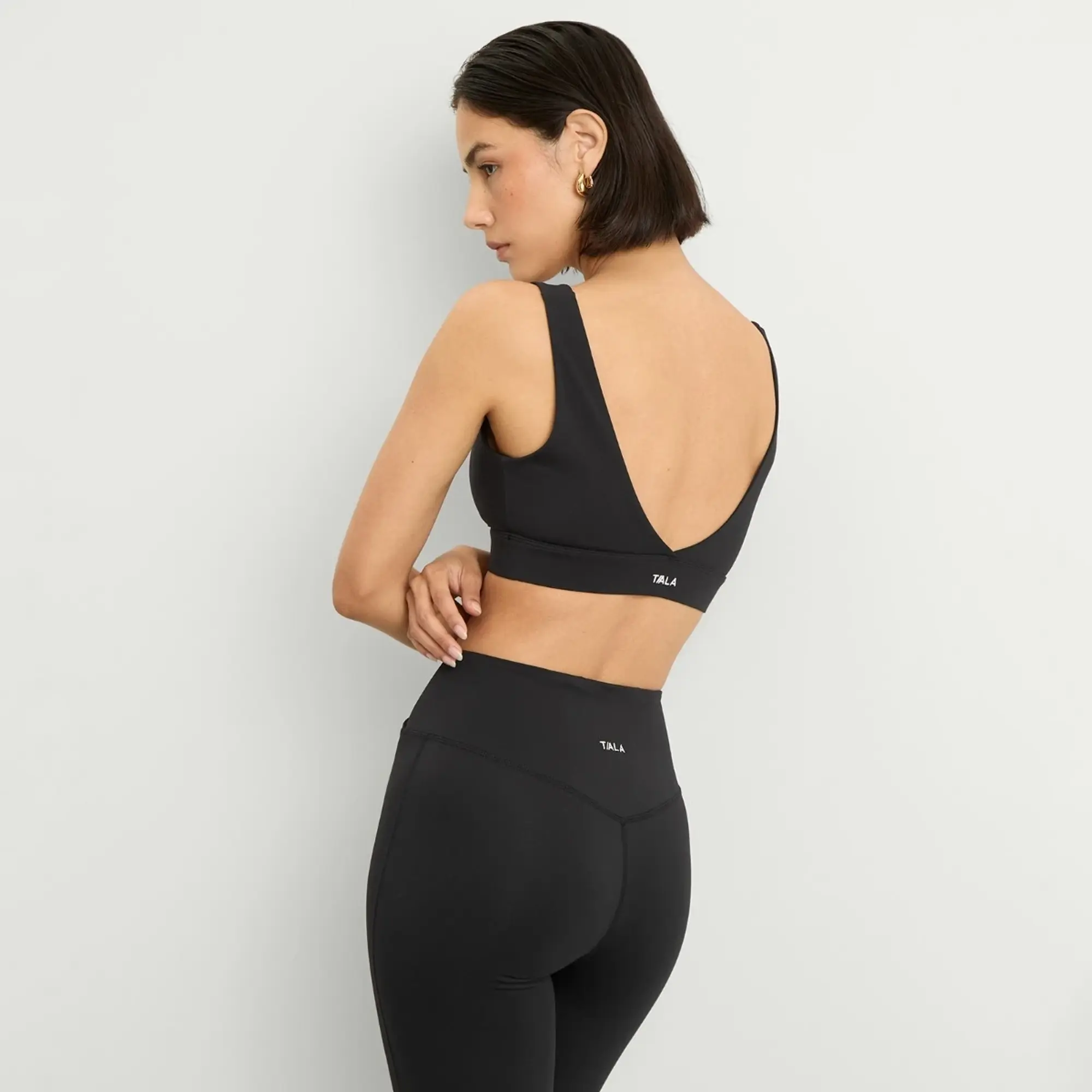 TALA Women's DayFlex Wrap Flared Yoga Pants '30 Shadow Black