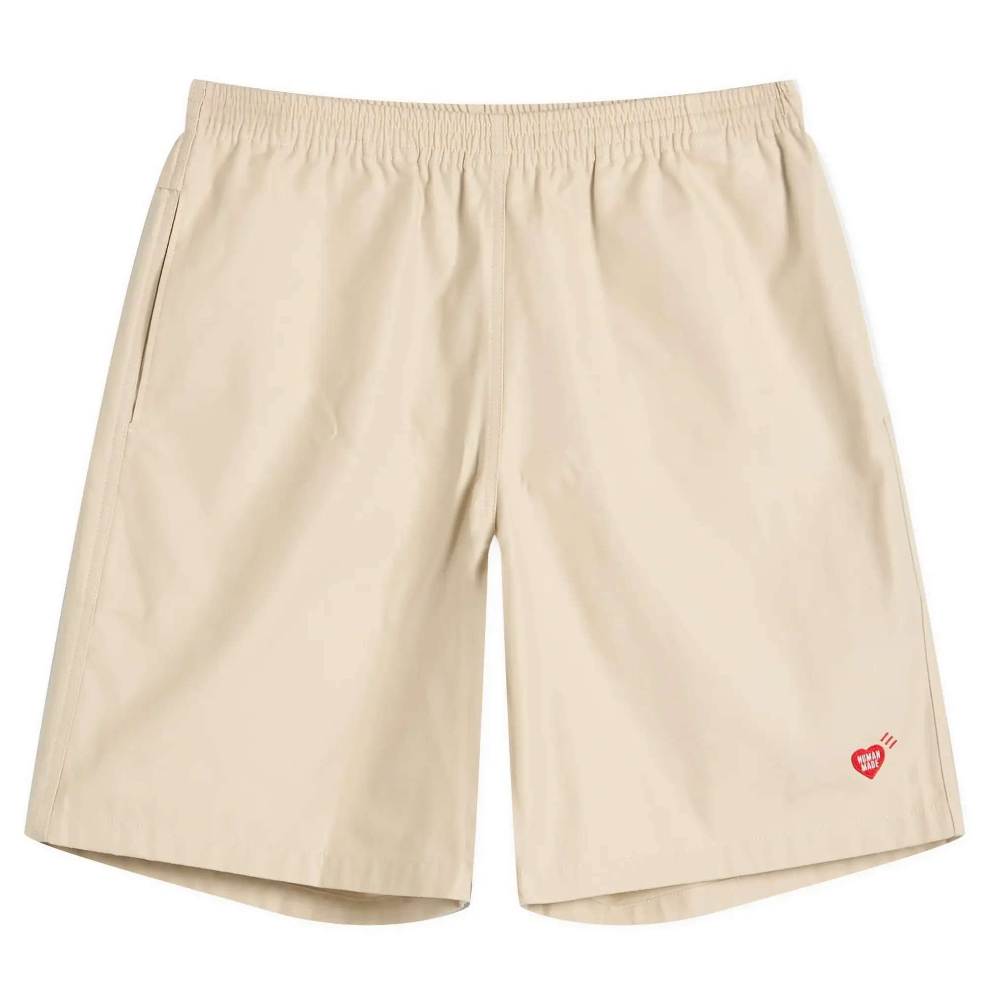 Human Made Men's Heart Beach Shorts Beige