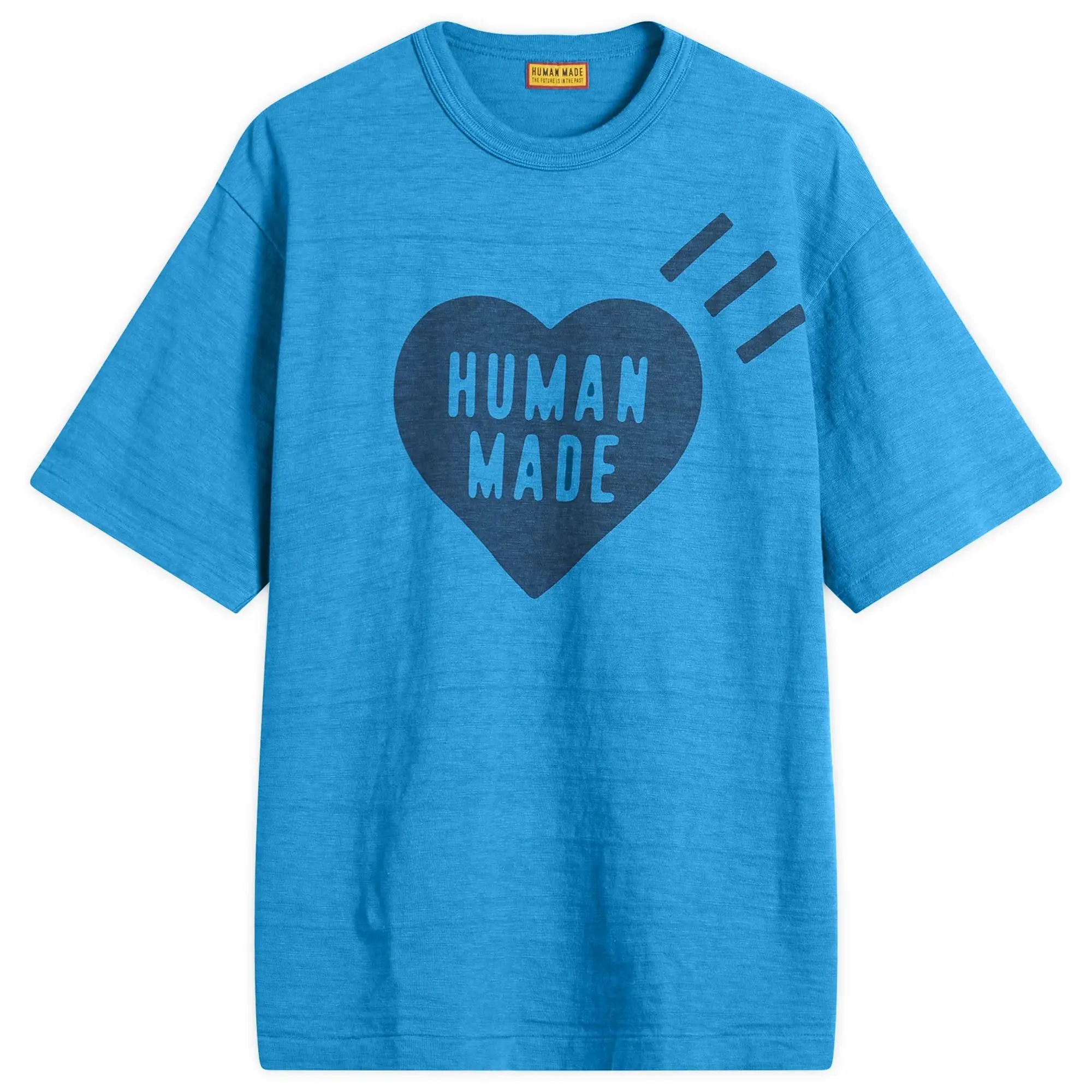 Human Made Men's Garment Dyed Heart T-Shirt Blue
