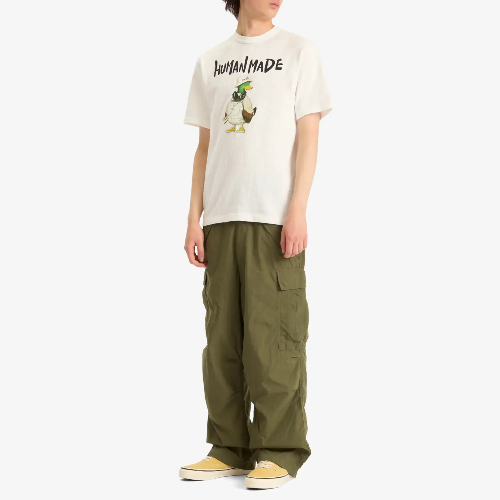 Human Made Men's Polo Duck T-shirt White