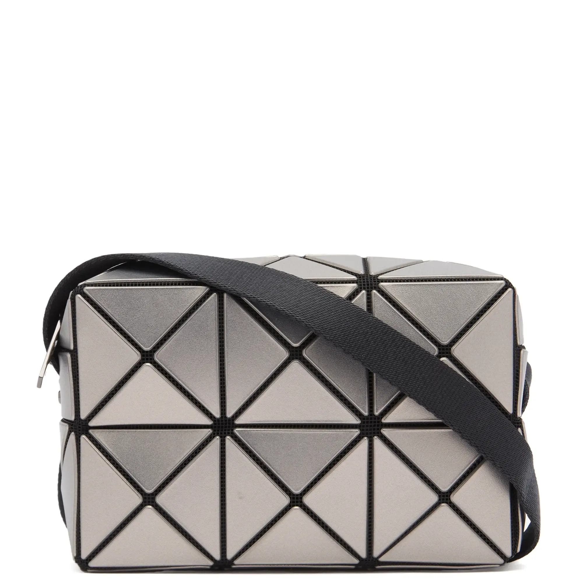 BAO BAO ISSEY MIYAKE Women's Cuboid Metallic Shoulder Bag Silver
