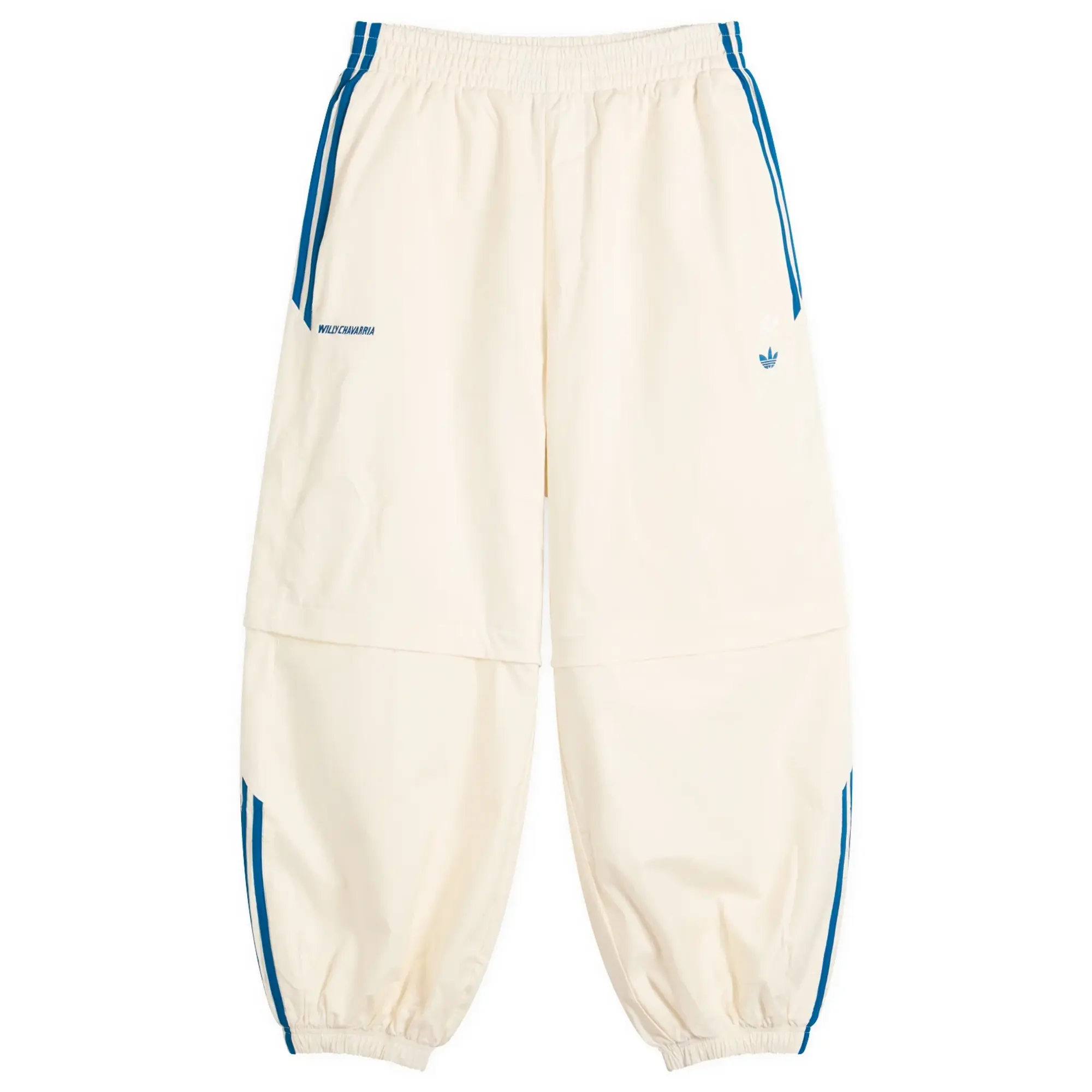 Adidas Men's x Willy Chavarria Poplin Track Pants Off White