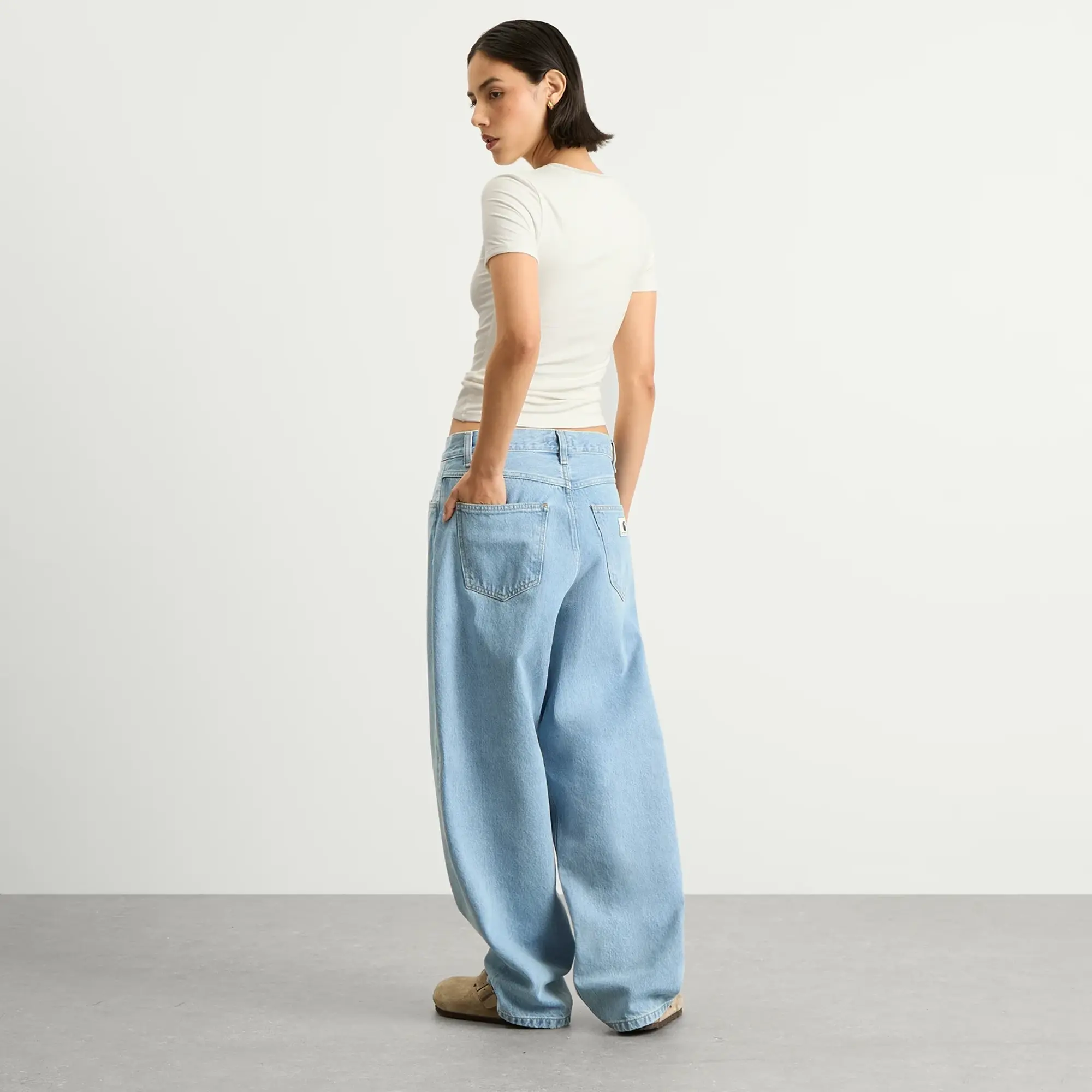 TALA Women's 365 Long Line T-Shirt Coconut Milk