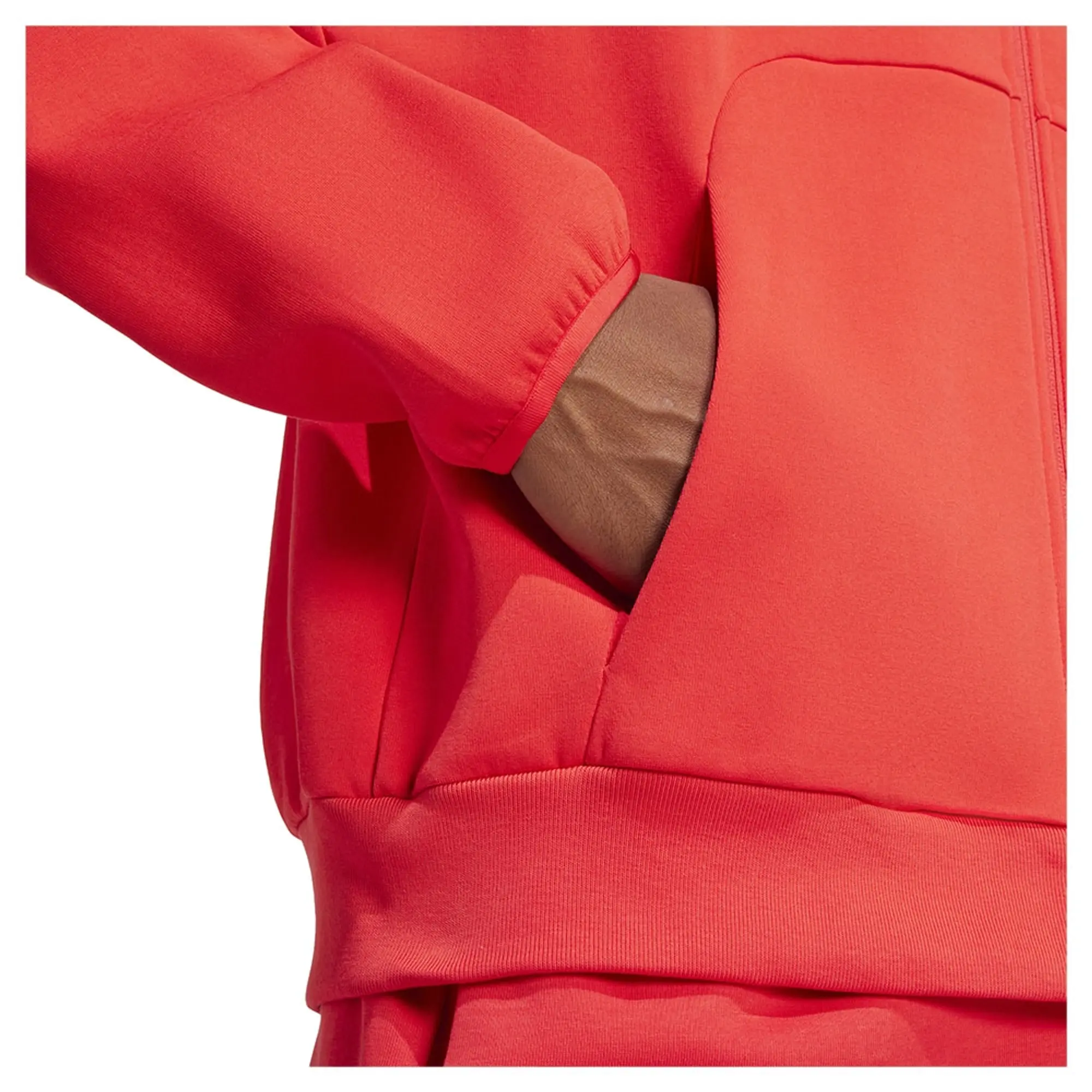 Manchester United x adidas Future Icons Full Zip Hoodie Red