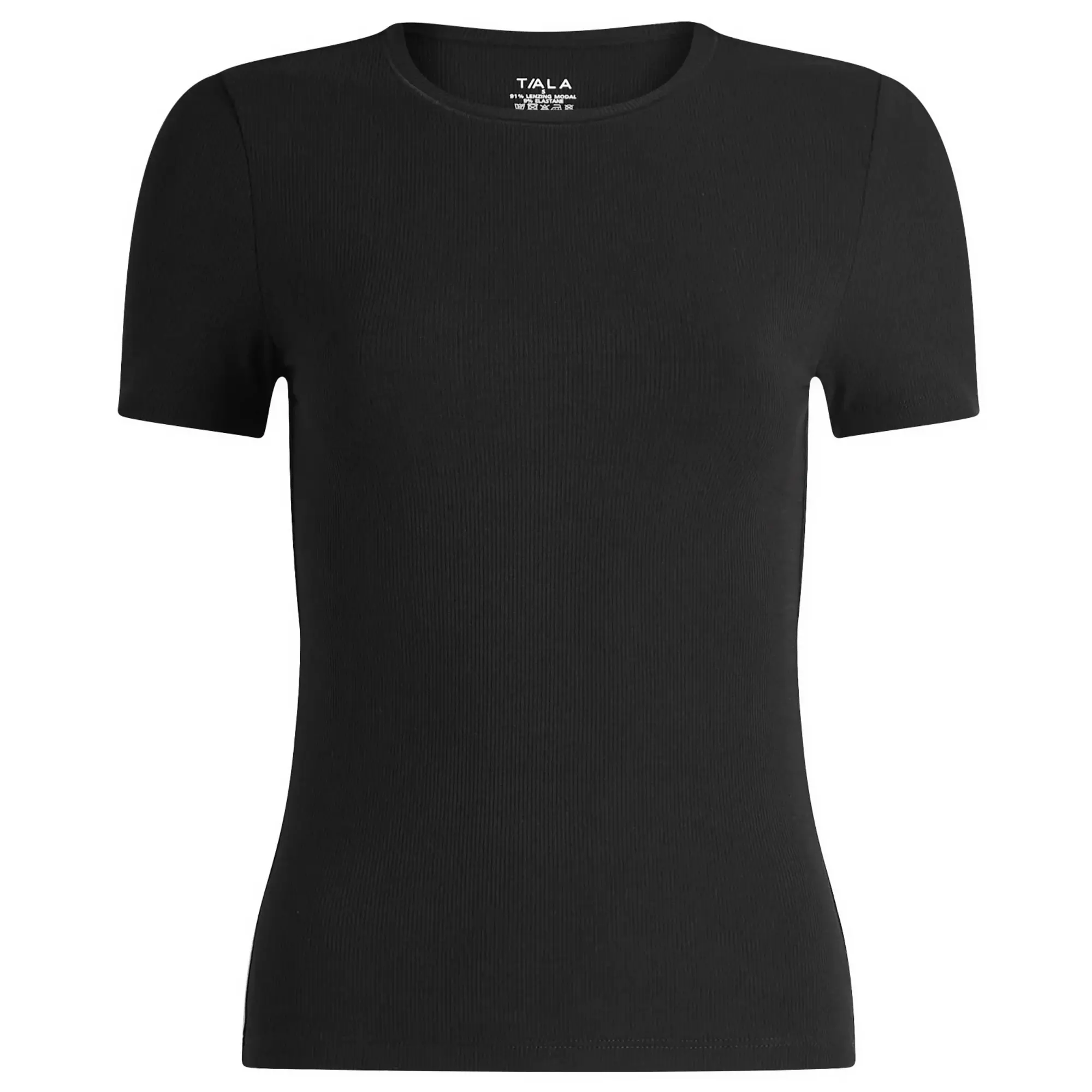 TALA Women's 365 Long Line T-Shirt Shadow Black