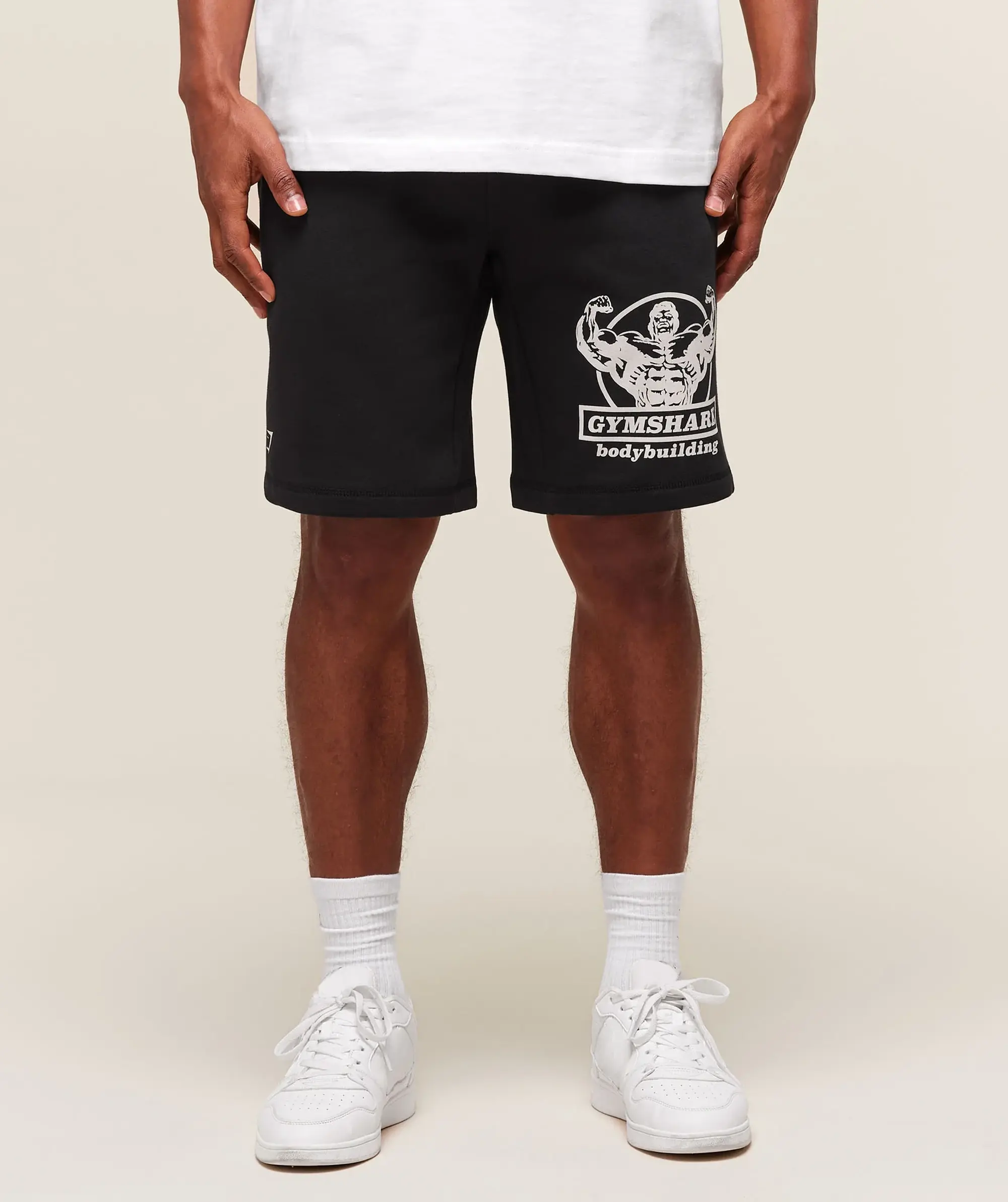  Double Bicep 9" Shorts - Black