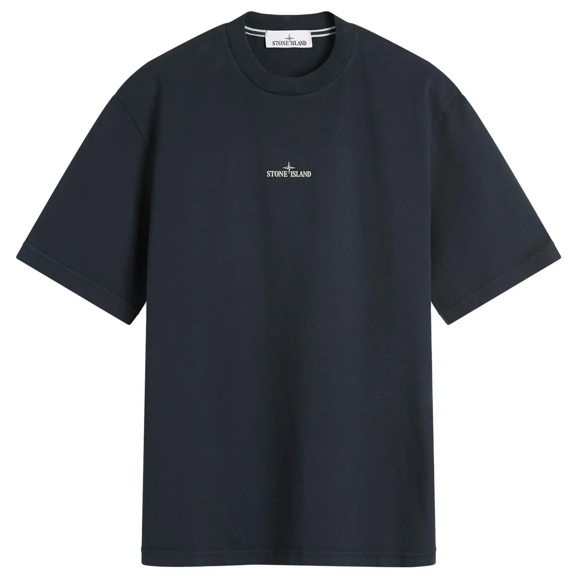 Stone Island Men's Industrial Print T-Shirt Navy Blue