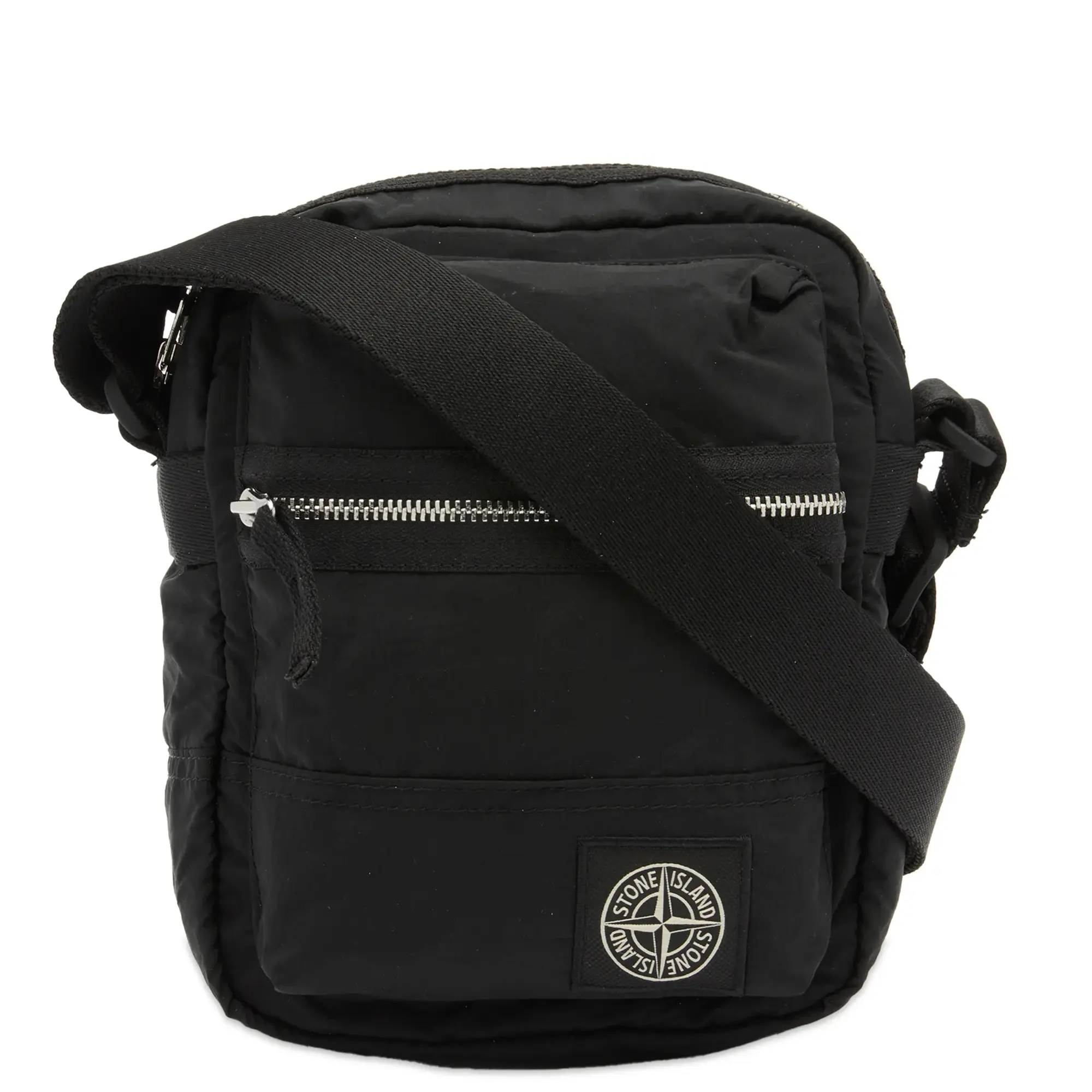 Stone Island Men's Nylon Metal Pouch Bag Black
