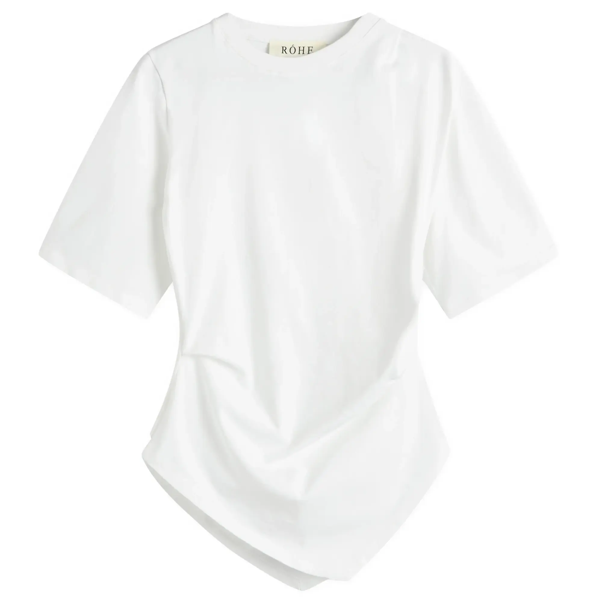 Róhe Women's Re-Invented Twisted T-Shirt Optic White