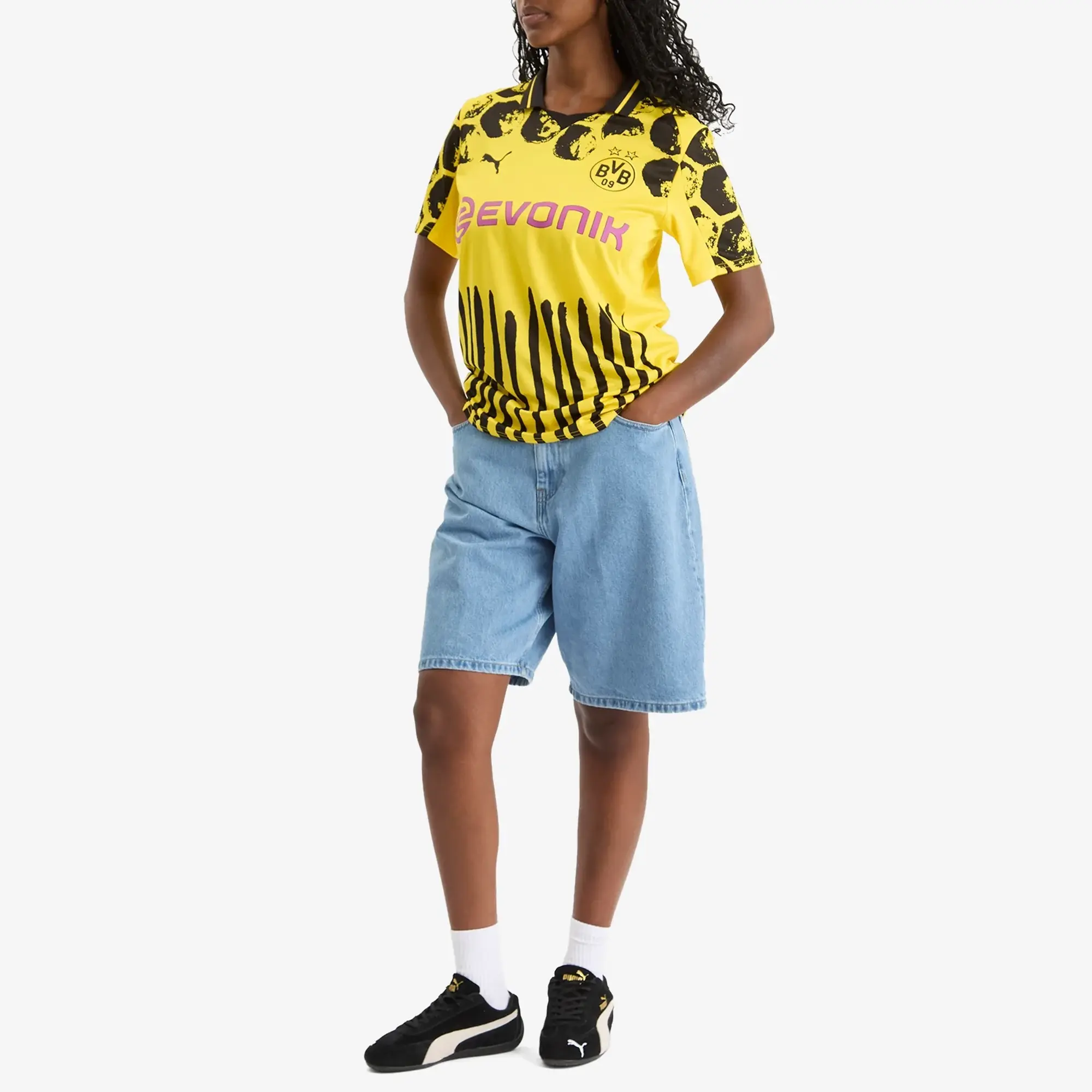 Puma x Kidsuper BVB Dortmund Home Jersey Replica Faster Yellow/Puma Black