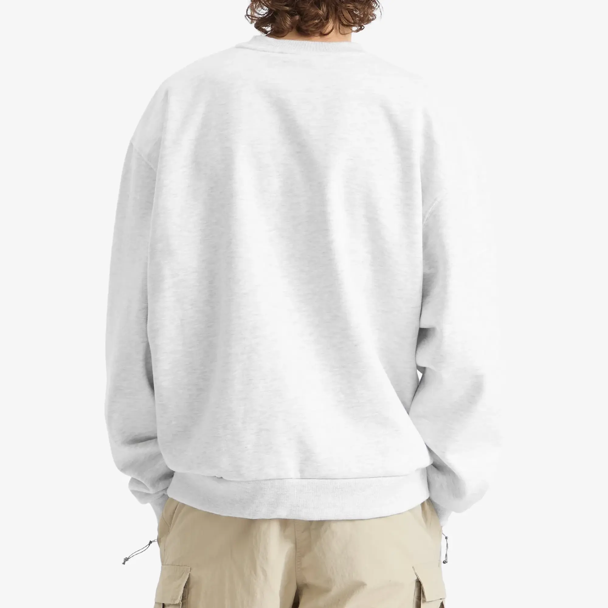 The North Face Men's Redbox Crew Sweat Tnf Classic/Grey Heather