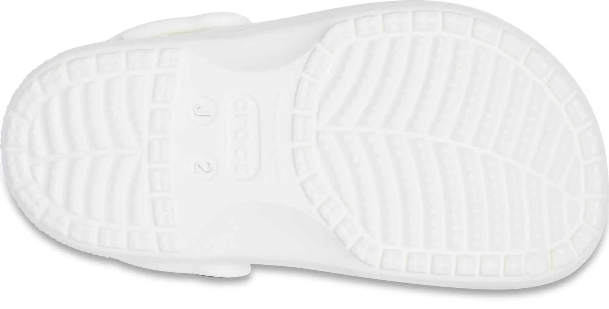 Crocs | Kids | Baya Lined | Clogs | White / Light Grey | C11