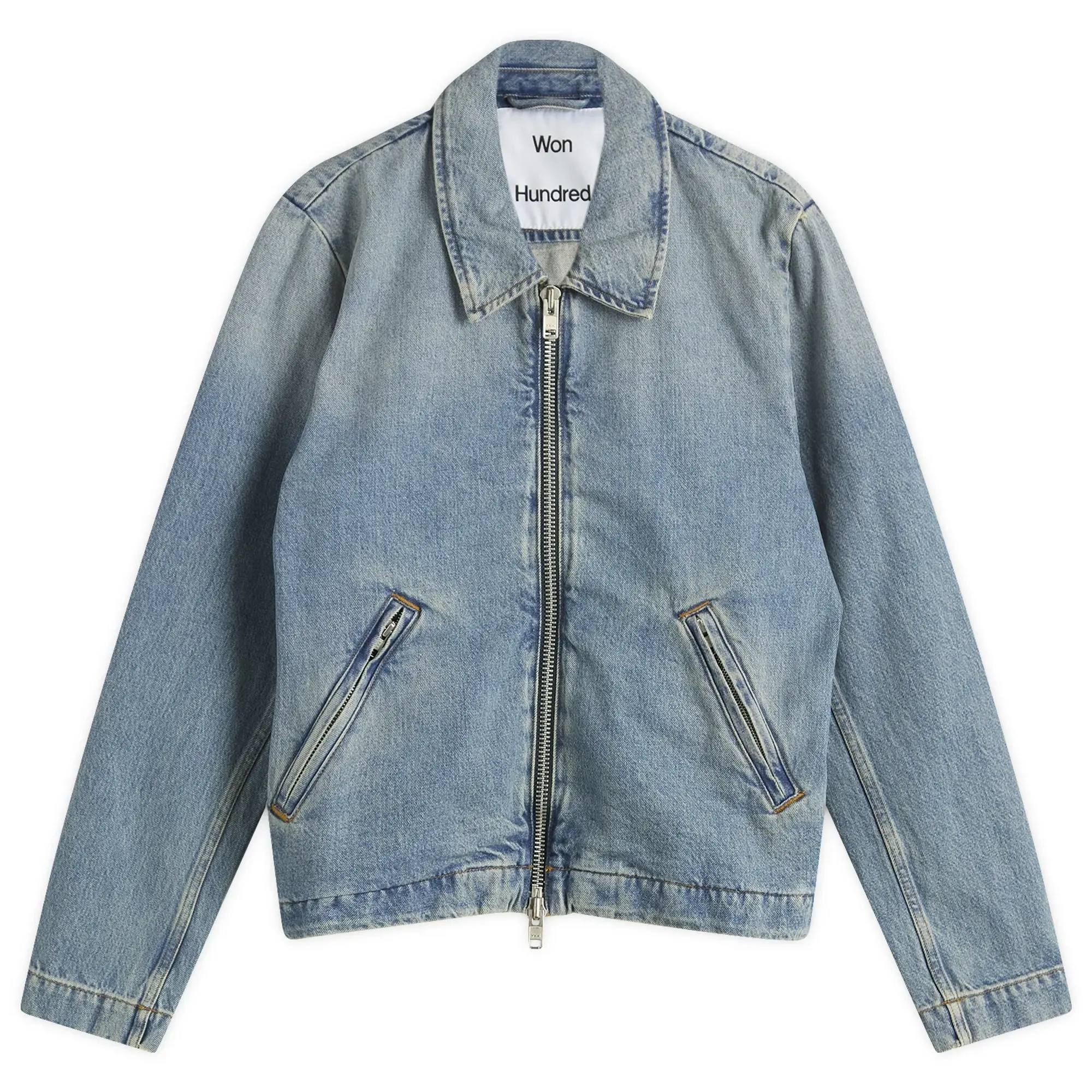 Won Hundred Men's Dutton Denim Jacket 80S Light Blue
