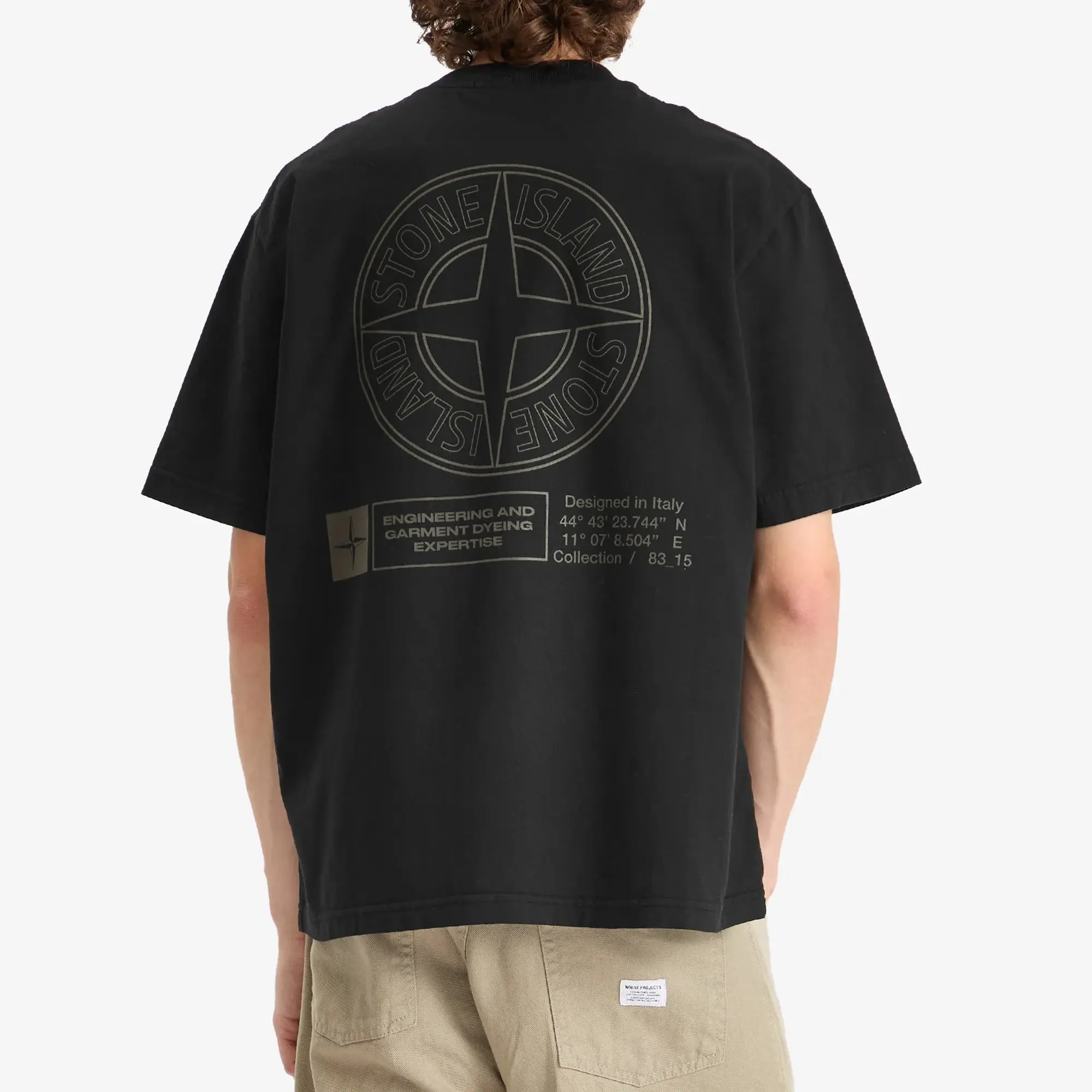 Stone Island Men's Industrial Print T-Shirt Black
