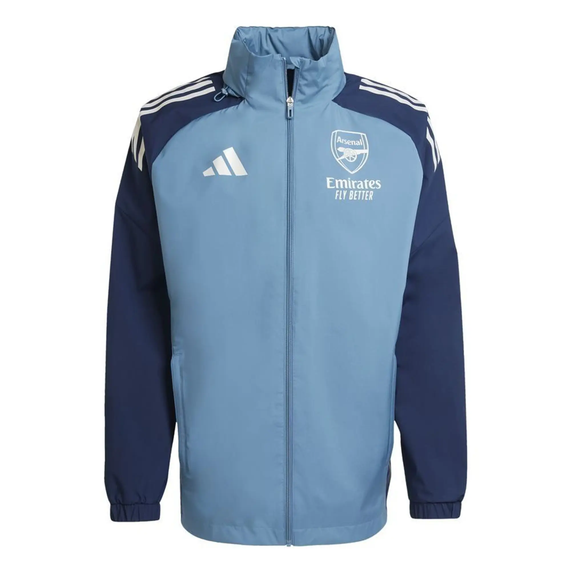Arsenal Jacket All Weather Tiro 25 - Blackened Blue - ['Blue']