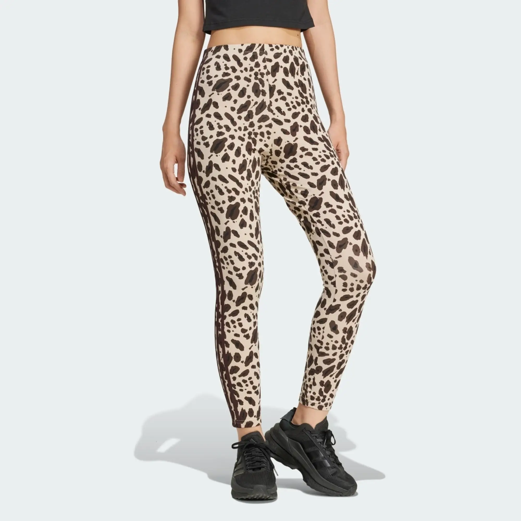 adidas Essentials 3-Stripes Animal Print Leggings