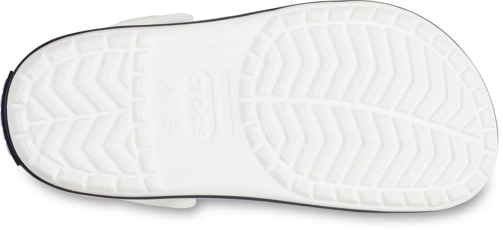 Crocs | Unisex | Crocband™ | Clogs | White / White/Navy | W4/M3