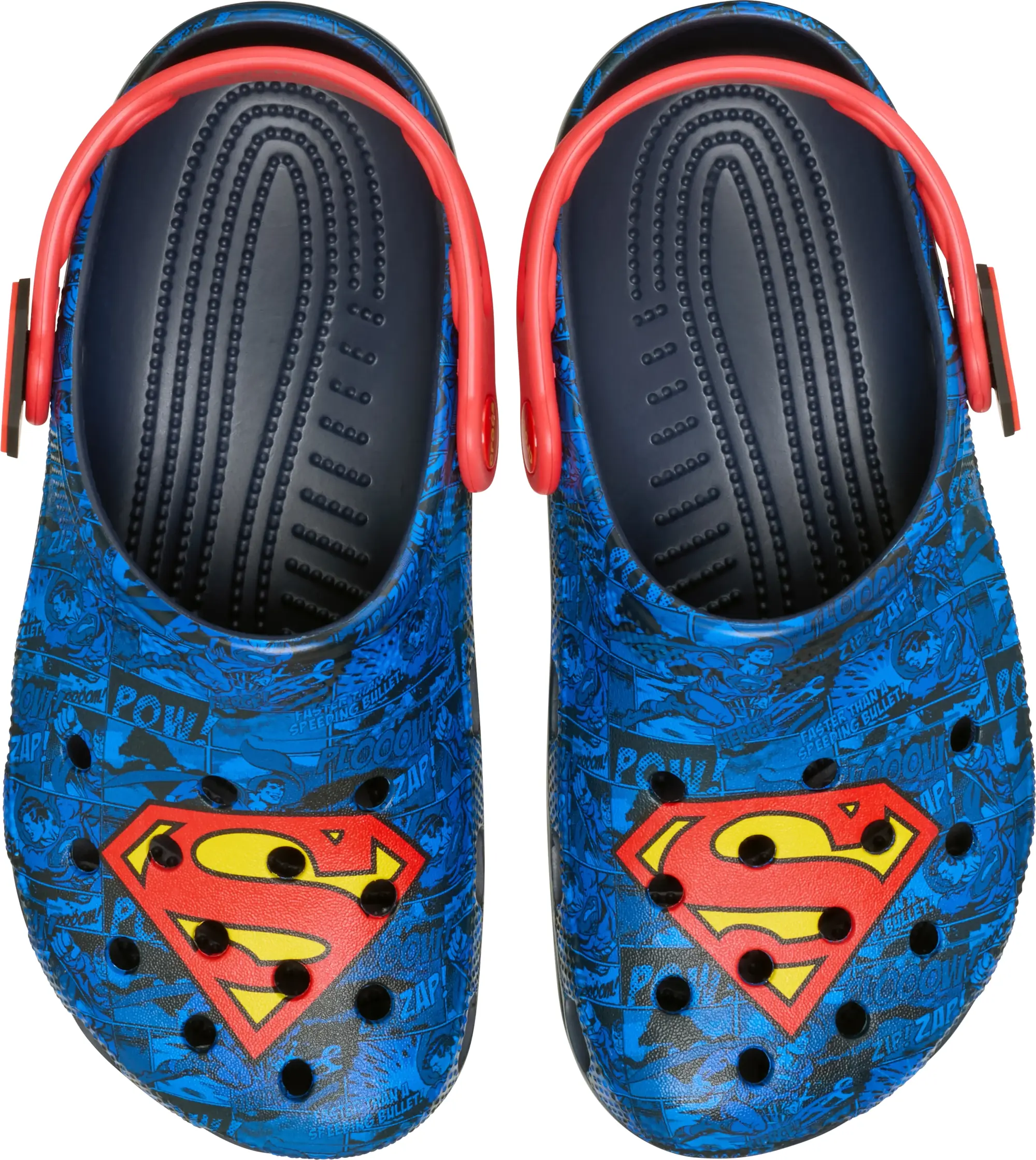 Crocs | Unisex | Superman Classic | Clogs | Multi | W4/M3