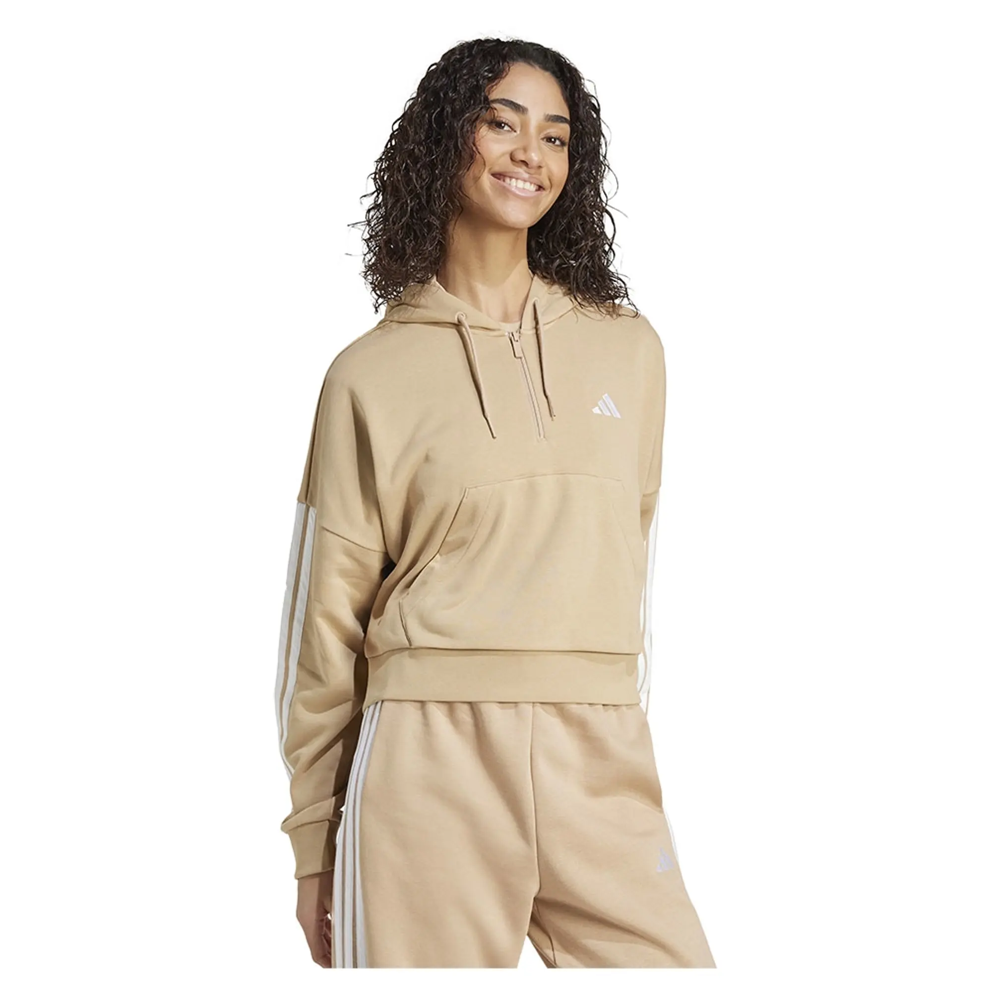 Adidas Essentials 3 Stripes French Terry Hoodie