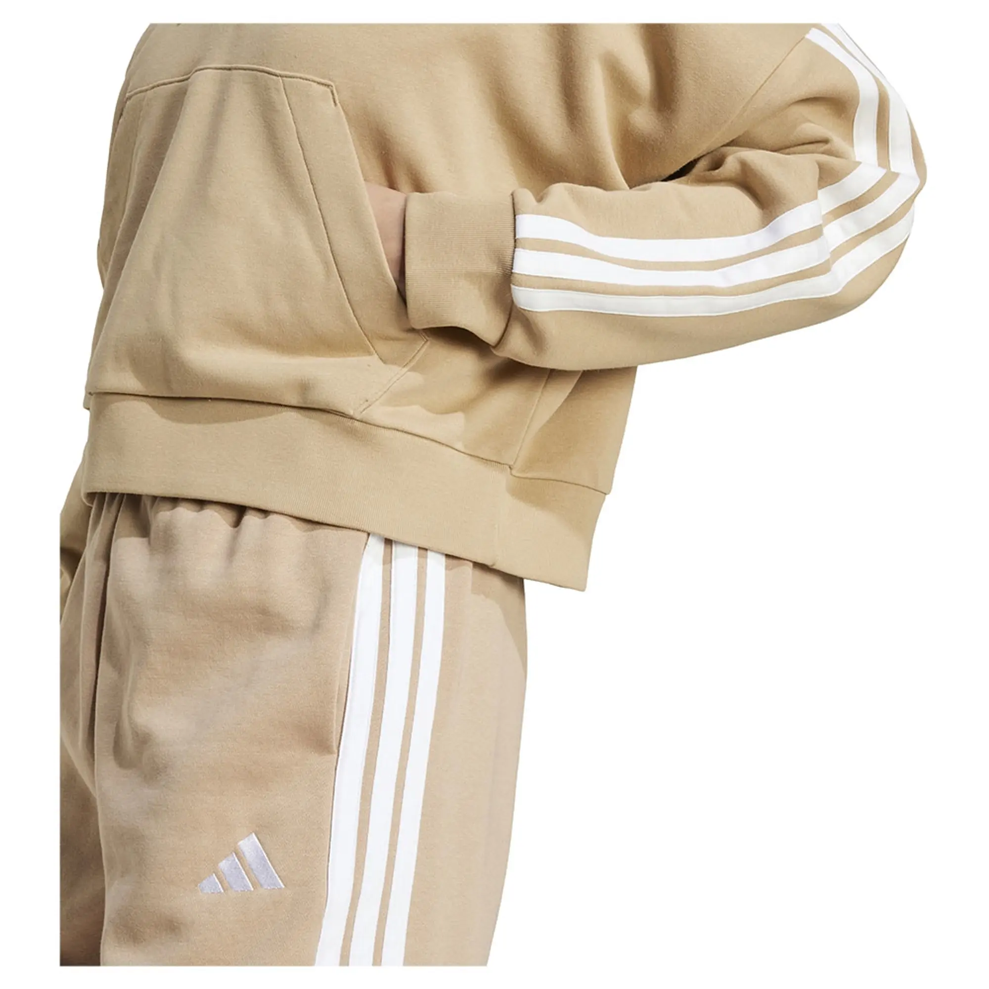 Adidas Essentials 3 Stripes French Terry Hoodie