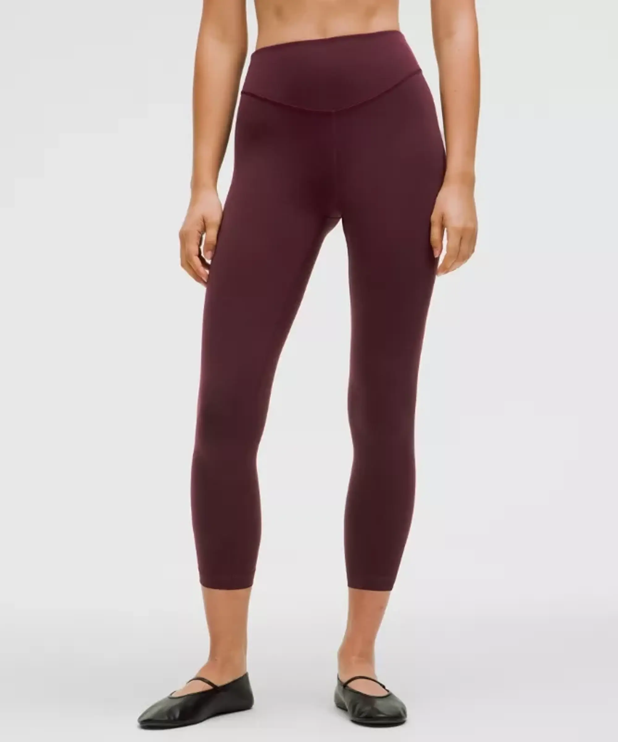 lululemon – Women's Wunder Under High-Rise Tight Leggings – 25" – Color Burgundy/Red – Size 0