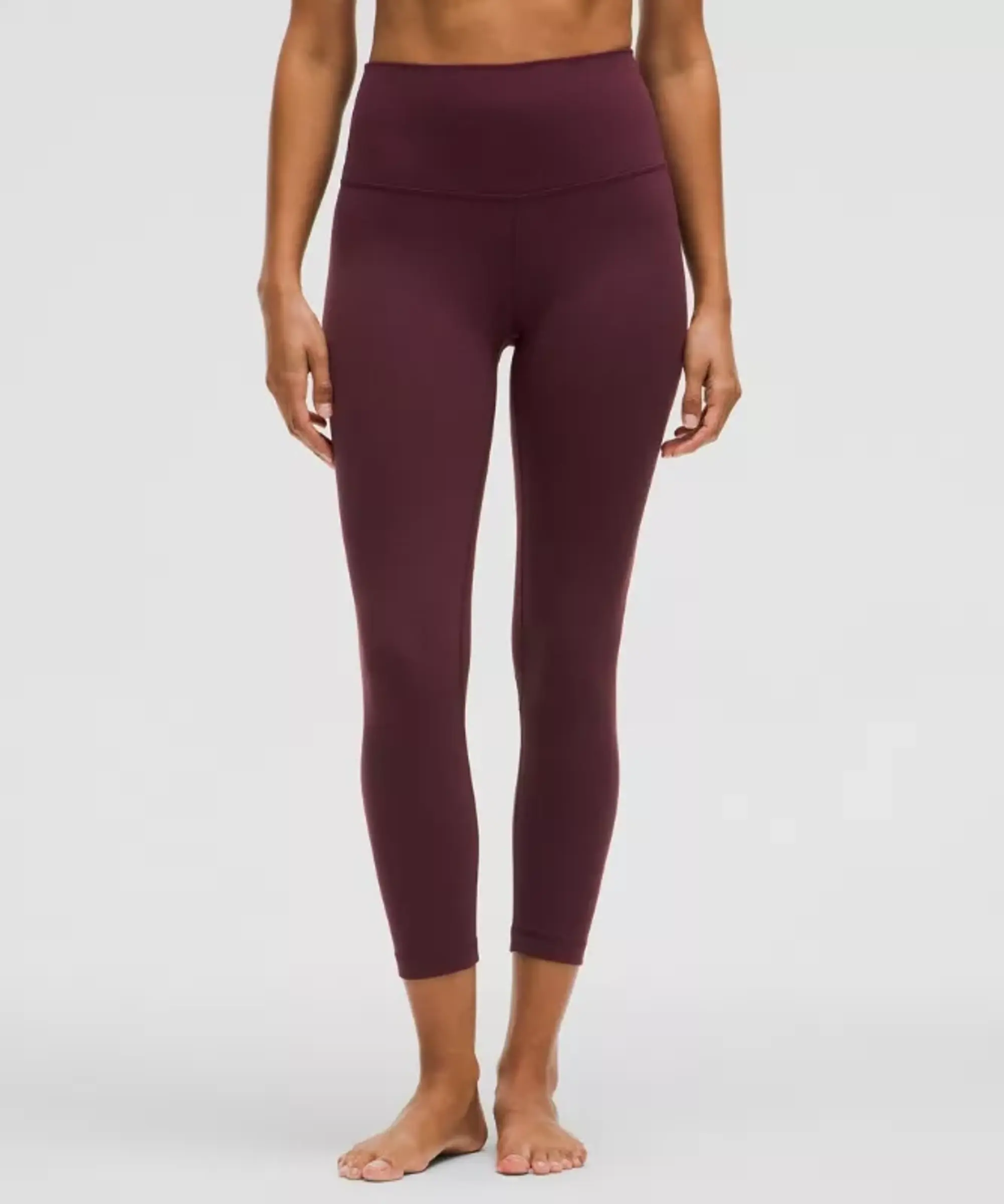 lululemon – Women's Align High-Rise Crop Leggings – 23" – Color Burgundy/Red – Size 0