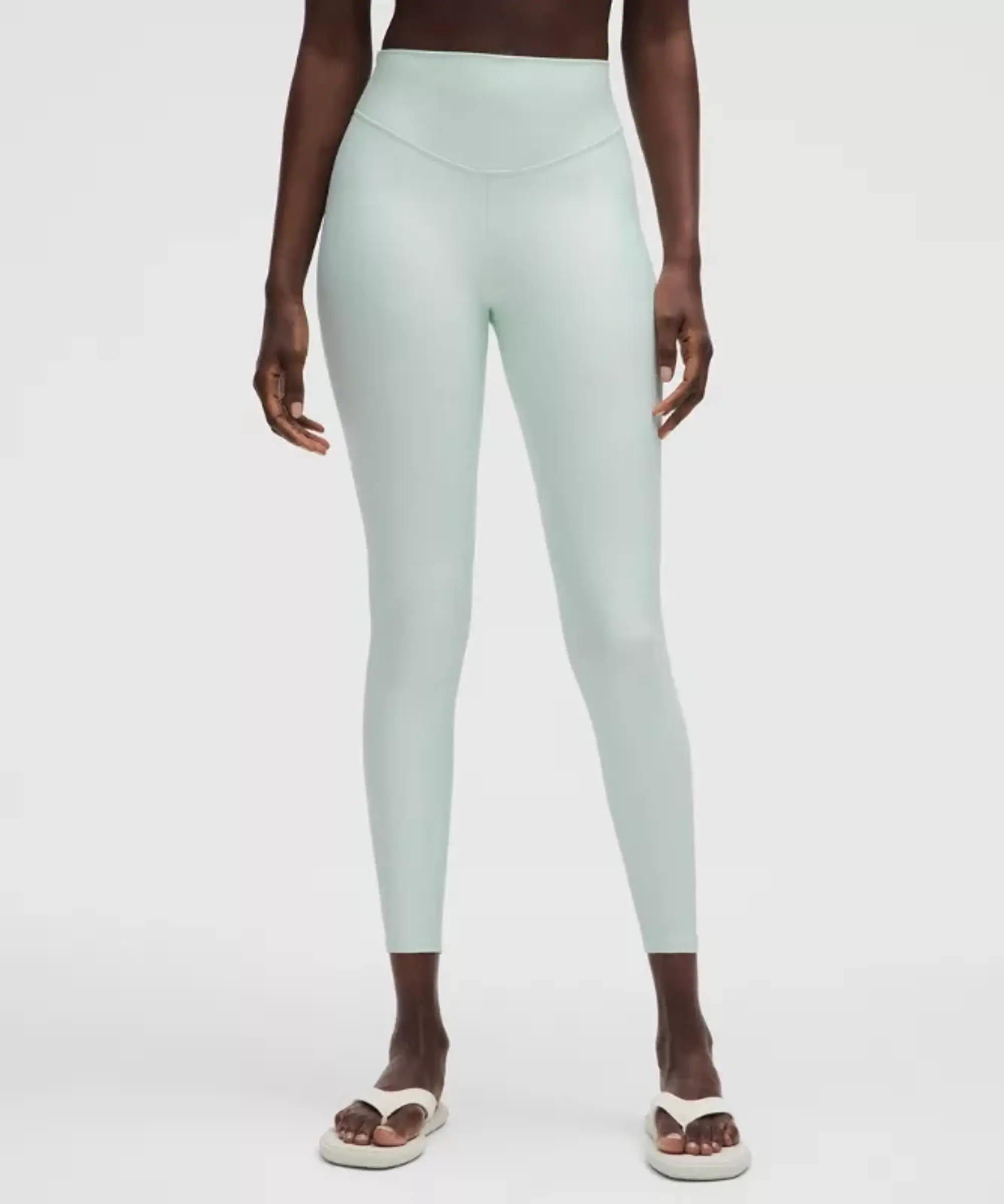 lululemon – Women's Wunder Under SenseKnit High-Rise Tight Leggings – 25" – Color Blue Green – Size 0