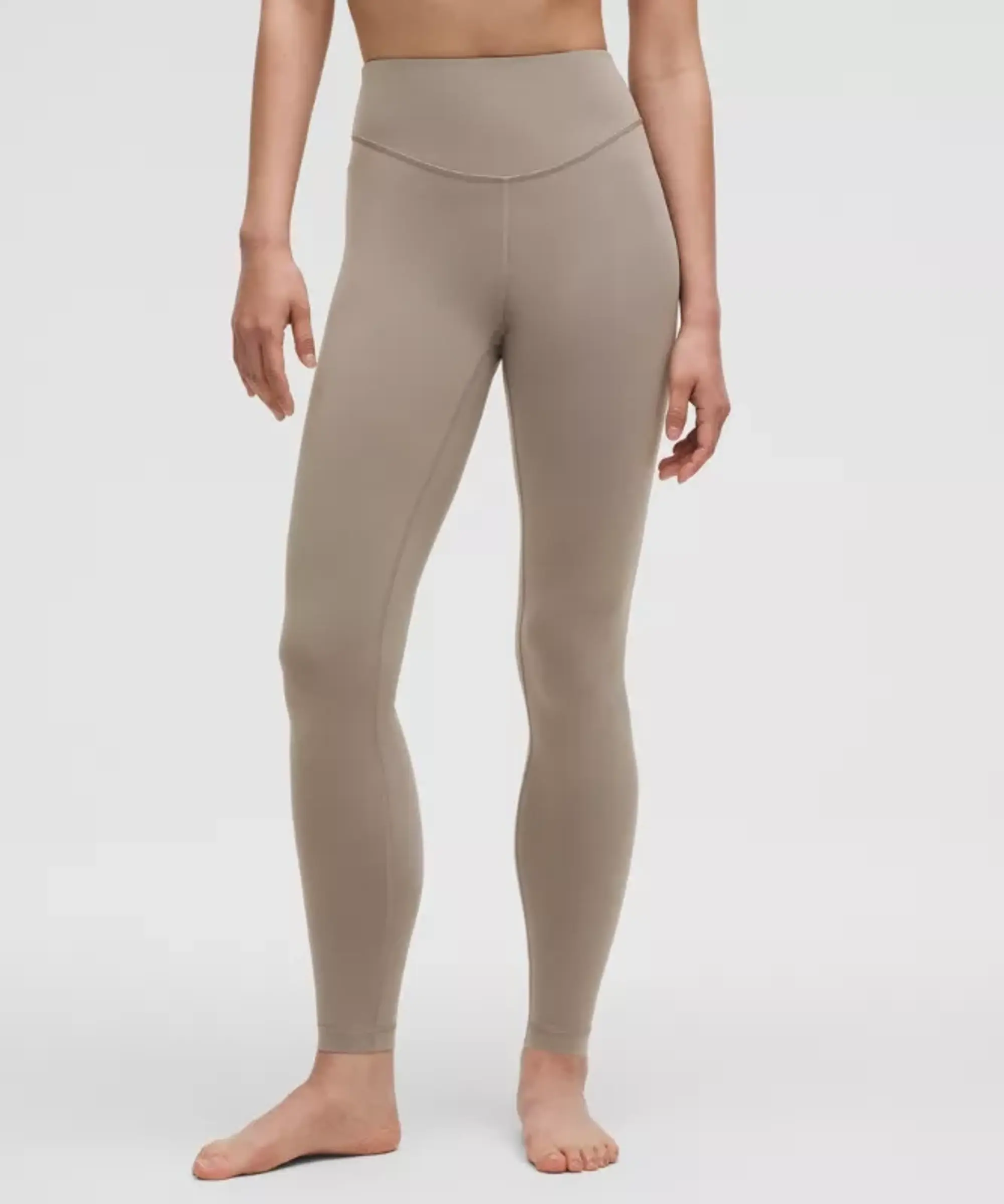 lululemon – Women's Wunder Under High-Rise Tight Leggings – 28" – Color Grey/Khaki – Size 0