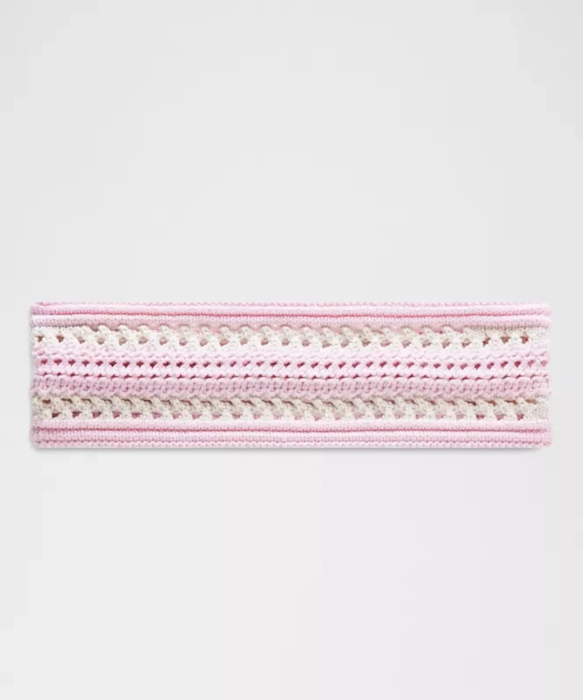 lululemon – Cotton Crochet Headband – Color Pink