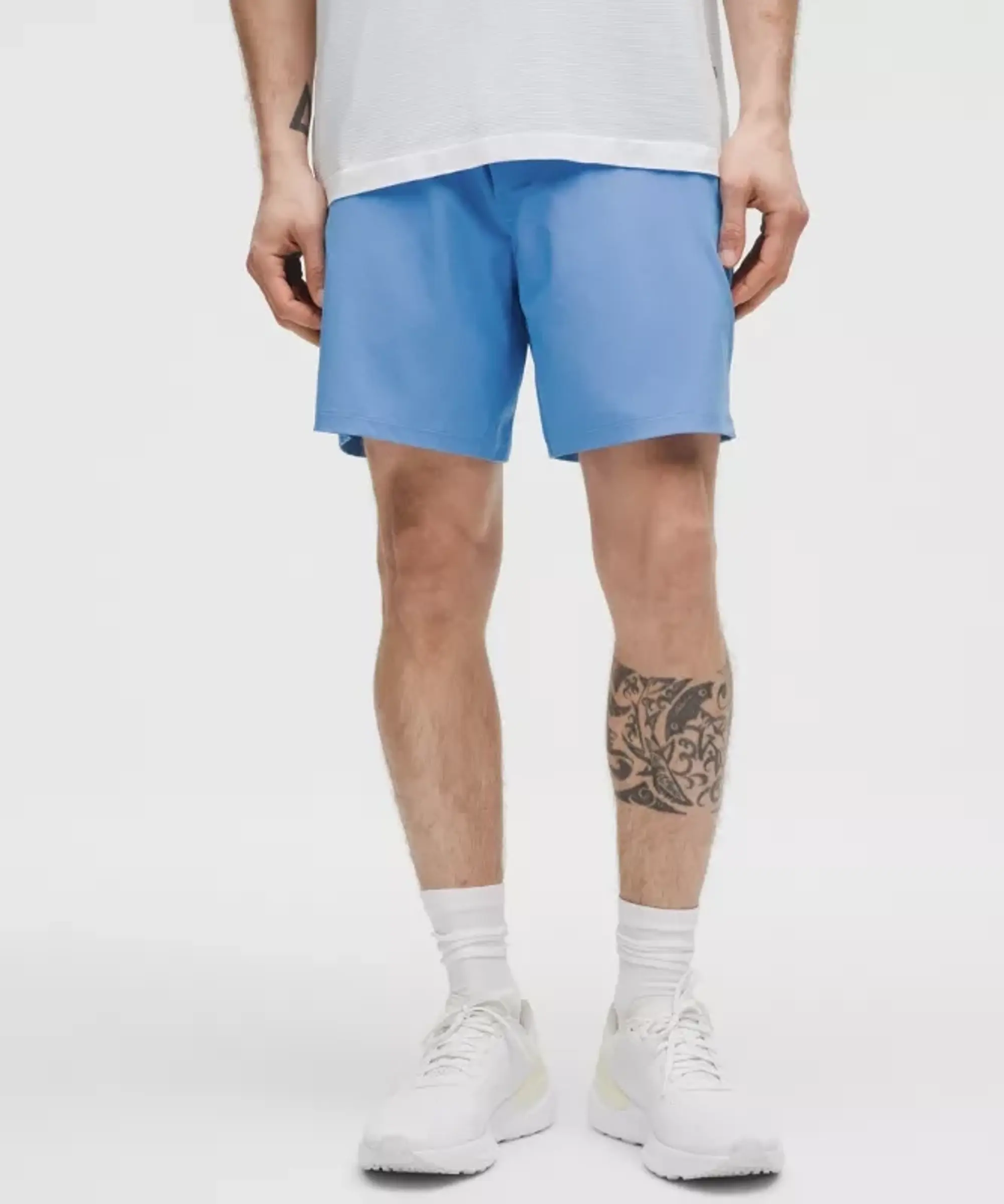 lululemon – Men's Pace Breaker Linerless Shorts – 7" – Color Blue – Size 3XL