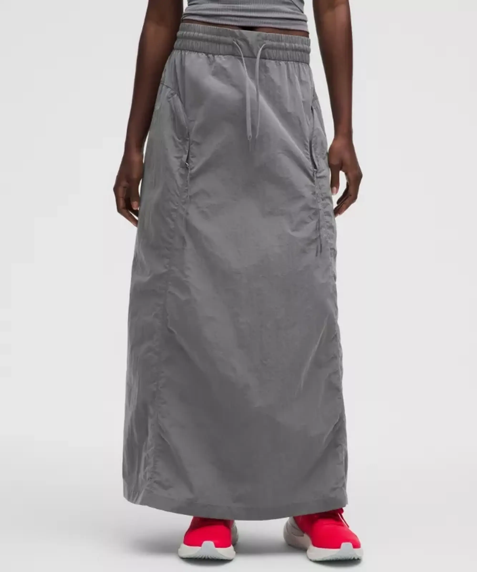 lululemon – Women's Woven Cargo Maxi Skirt SLNSH Collection – Color Grey – Size L