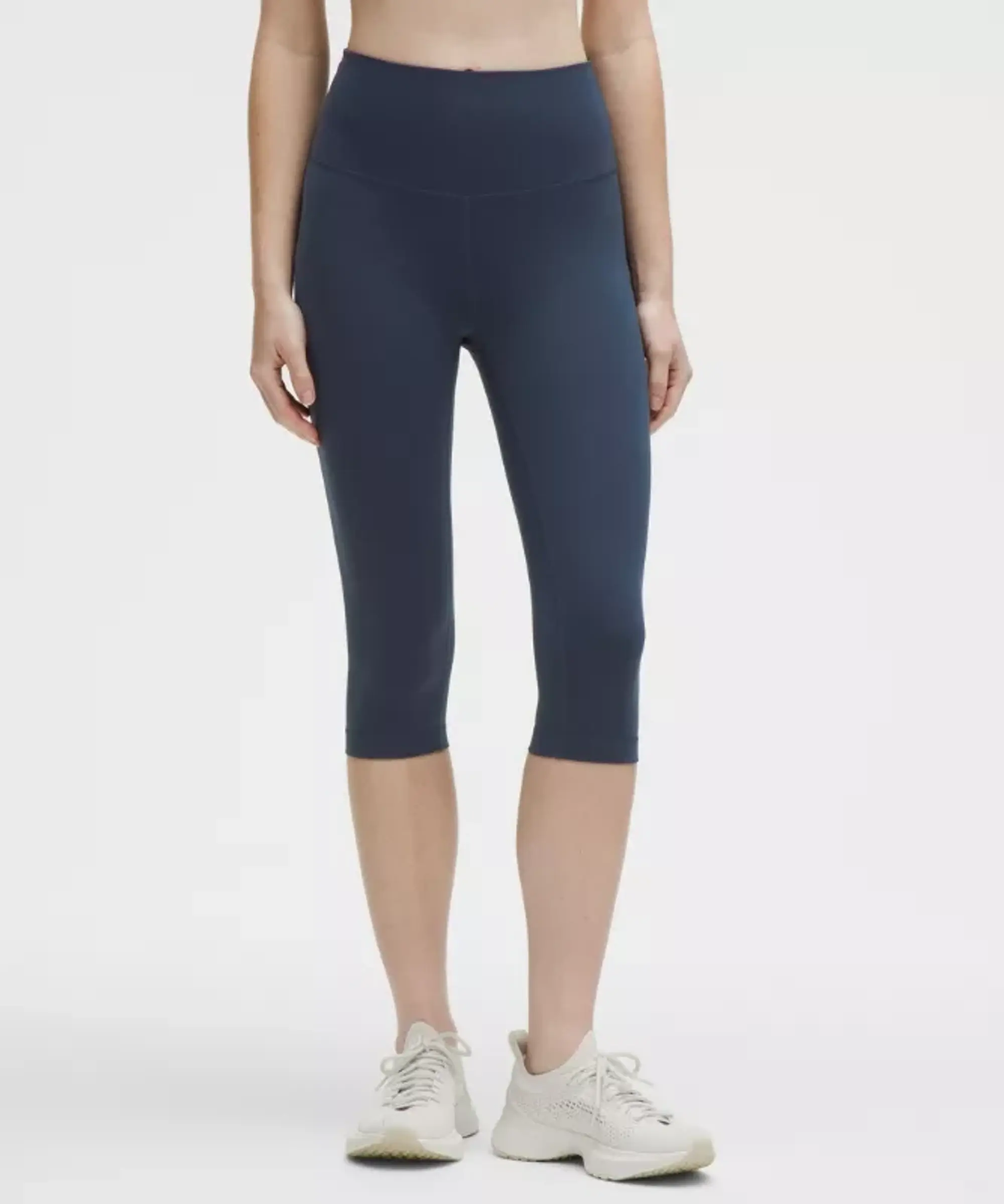 lululemon – Women's Wunder Train High-Rise Crop Leggings – 15" – Color Blue – Size 0