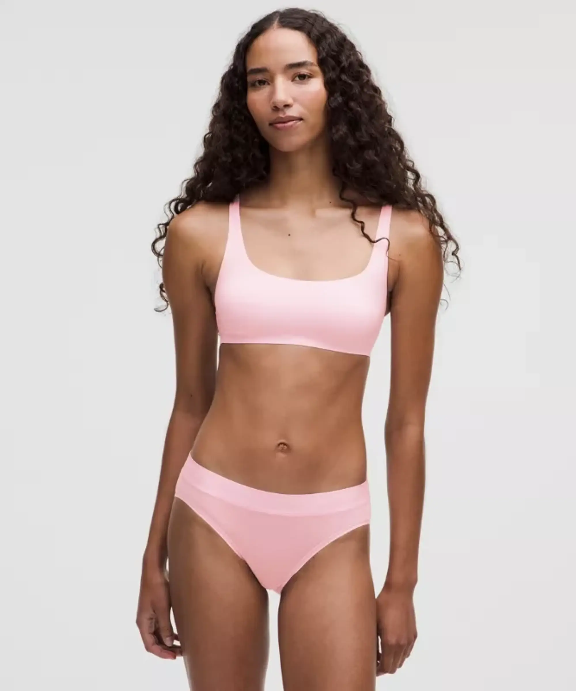 lululemon – Women's Wundermost Ultra-Soft Nulu Scoop-Neck Bralette A-D Cups – Color Pink – Size 10
